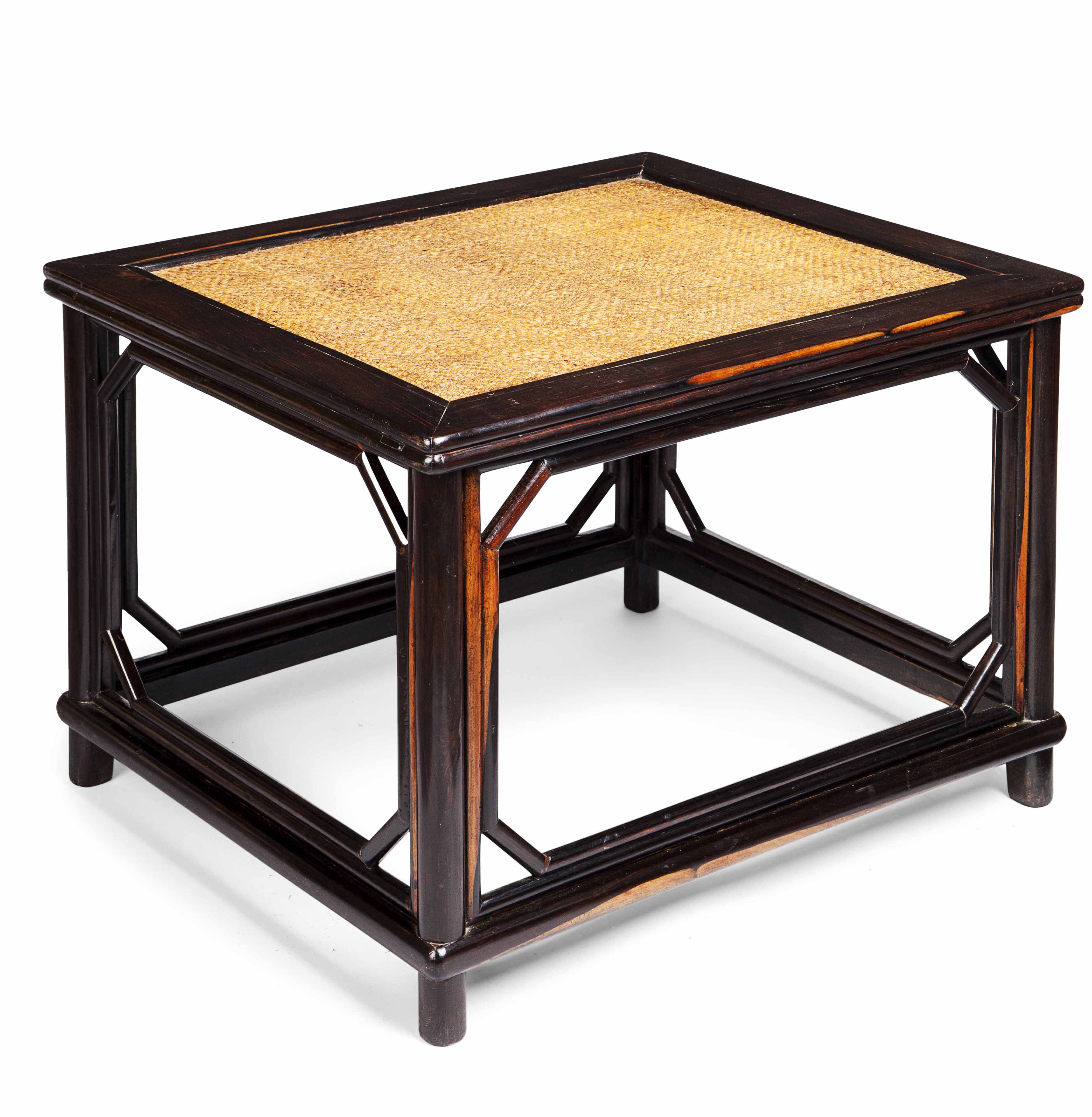 FINE EBONY MEDITATION STOOL