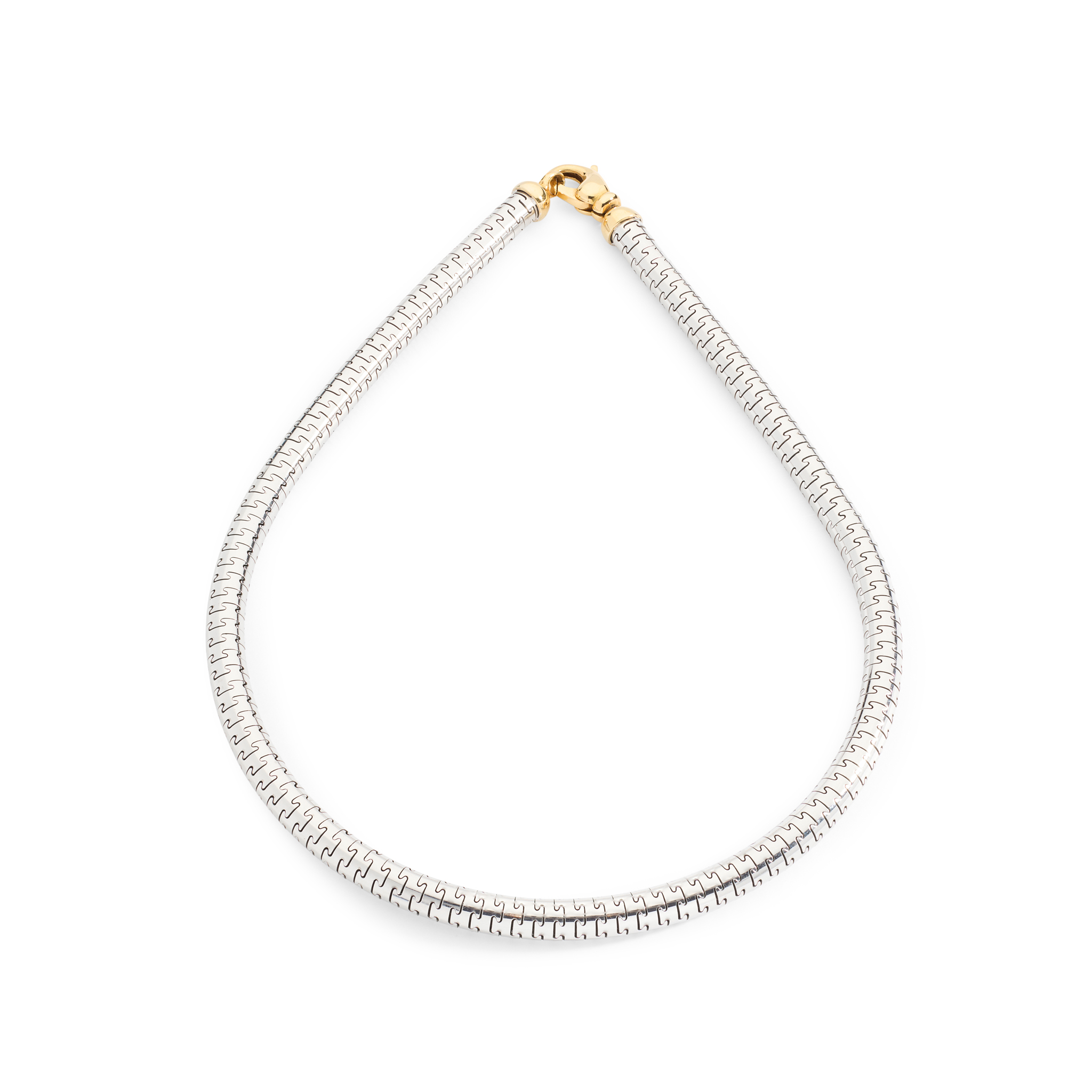 An 18ct gold necklace