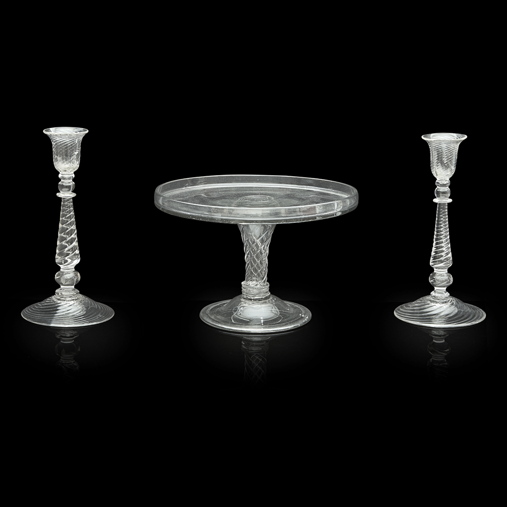 GEORGIAN GLASS TAZZA