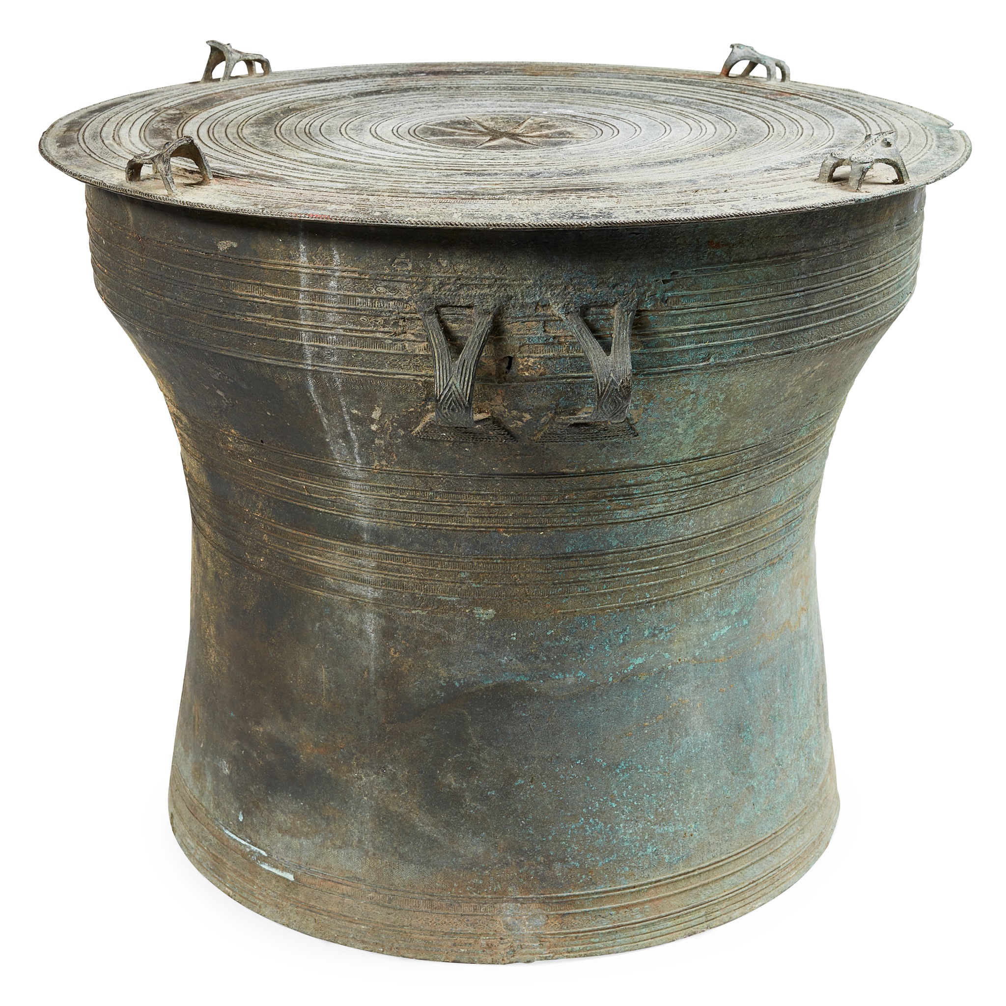 BRONZE RAIN DRUM, SHAN STATE, BURMA