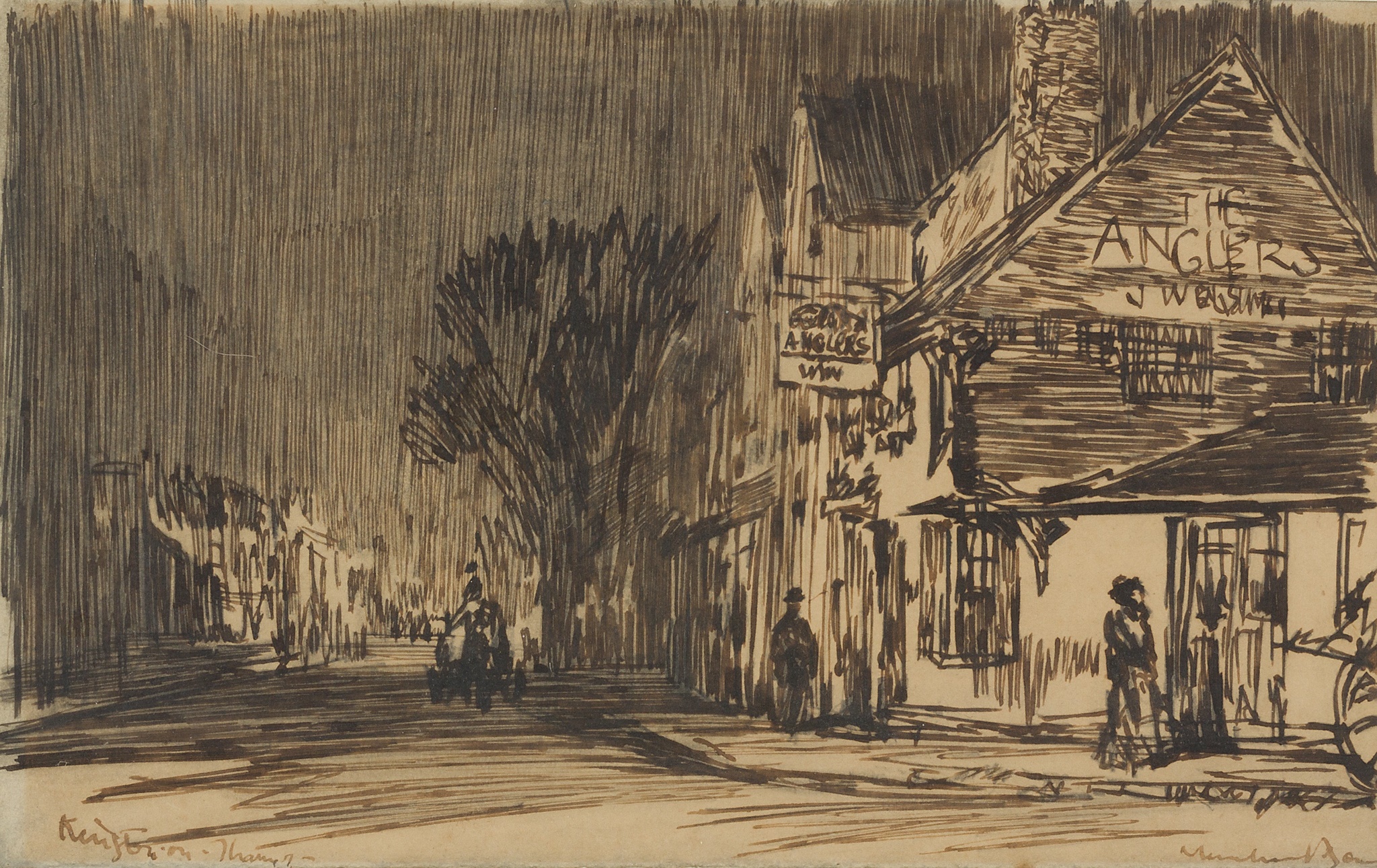 SIR MUIRHEAD BONE H.R.S.A., H.R.W.S., H.A.R.I.B.A., H.R.E., L.L.B., D.LITT (SCOTTISH 1876-1953)