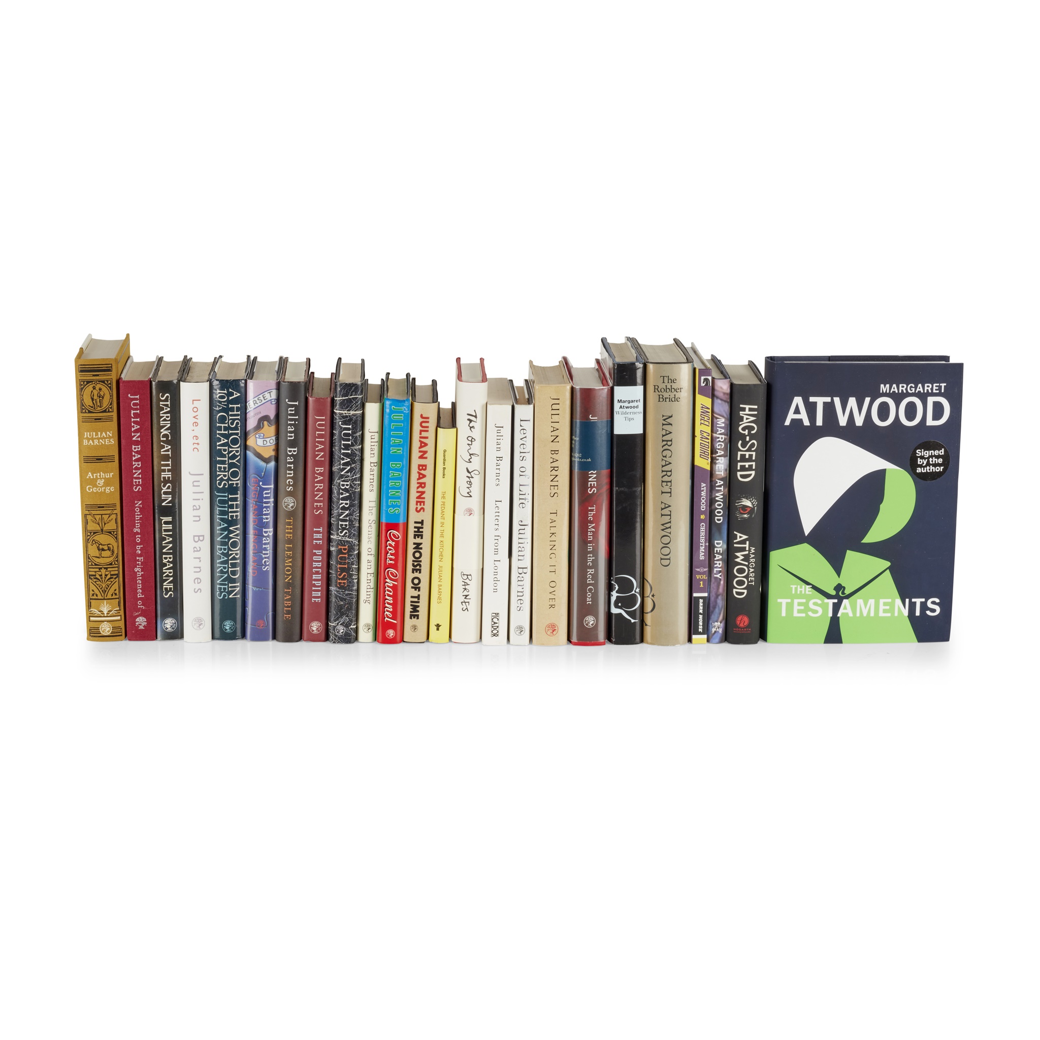 Margaret Atwood and Julian Barnes