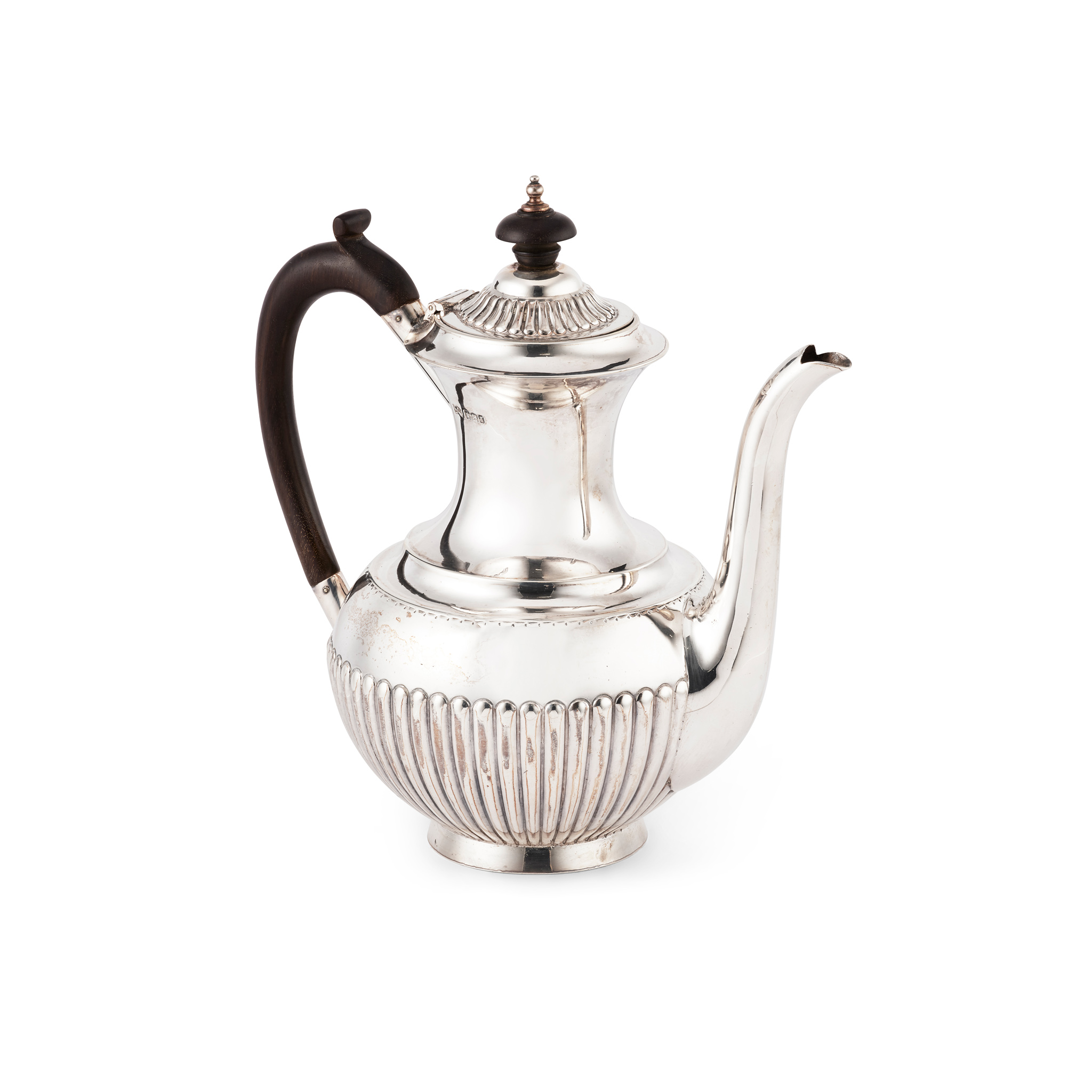 A LATE VICTORIAN COFFEE POT