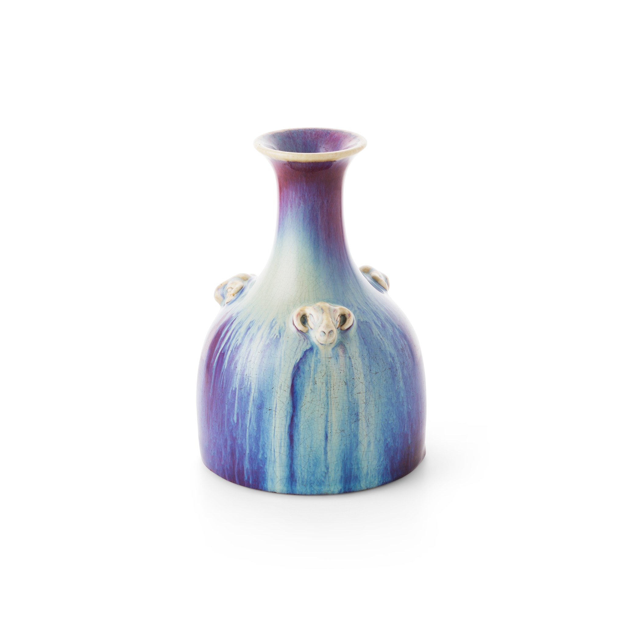 FLAMBÉ-GLAZED MALLET VASE