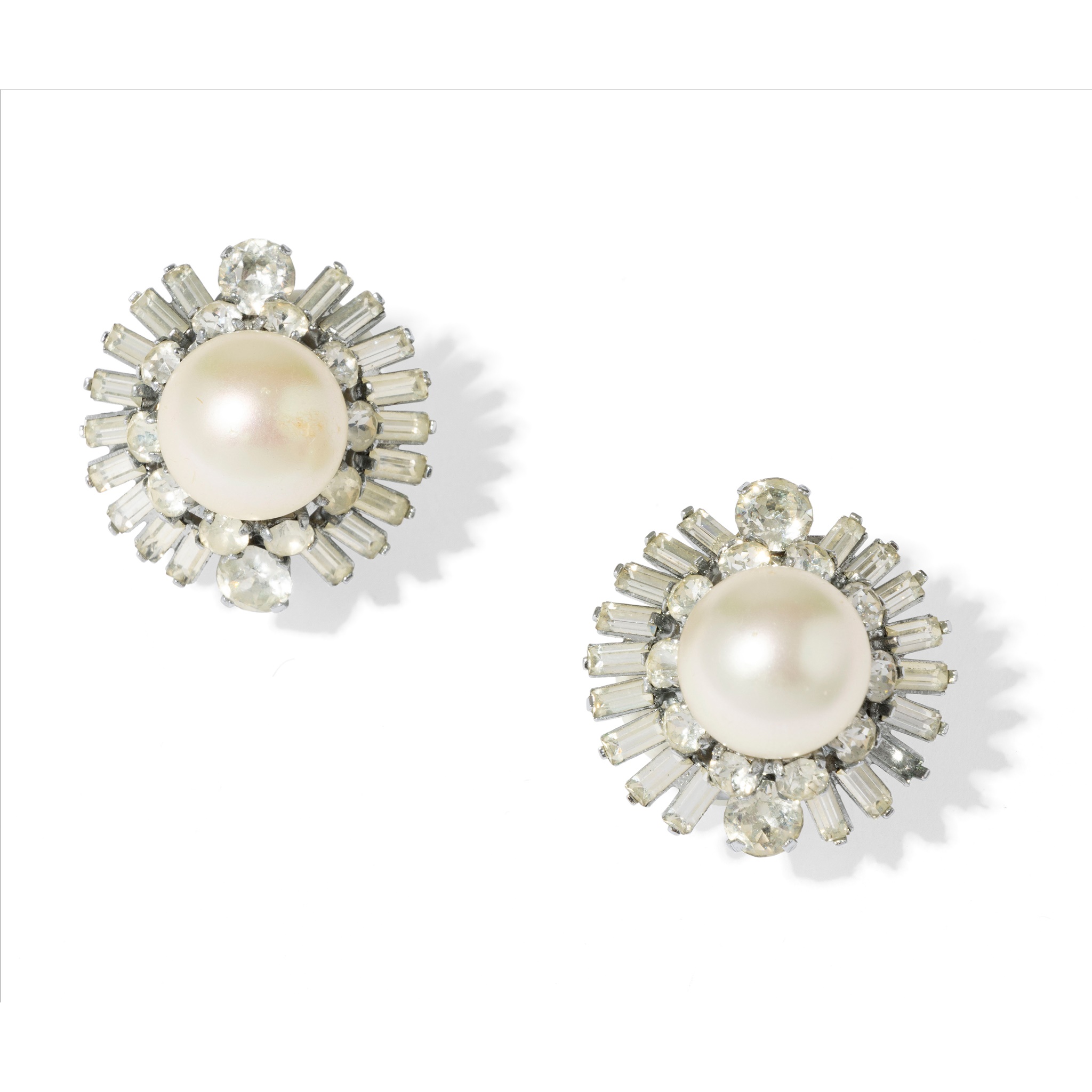 Chanel: A pair of costume earrings
