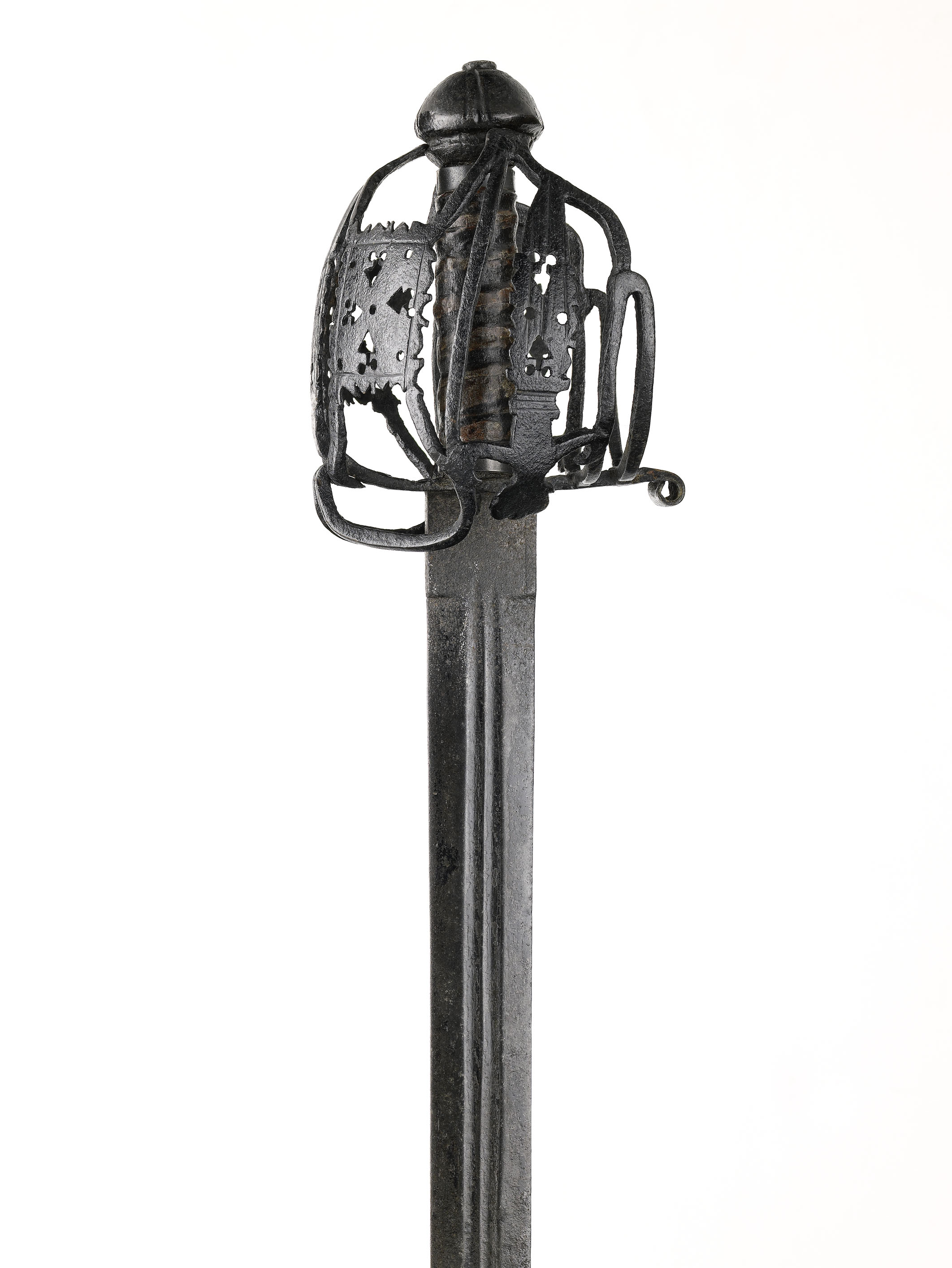 An early 18th century Scottish Basket Hilted Broadsword