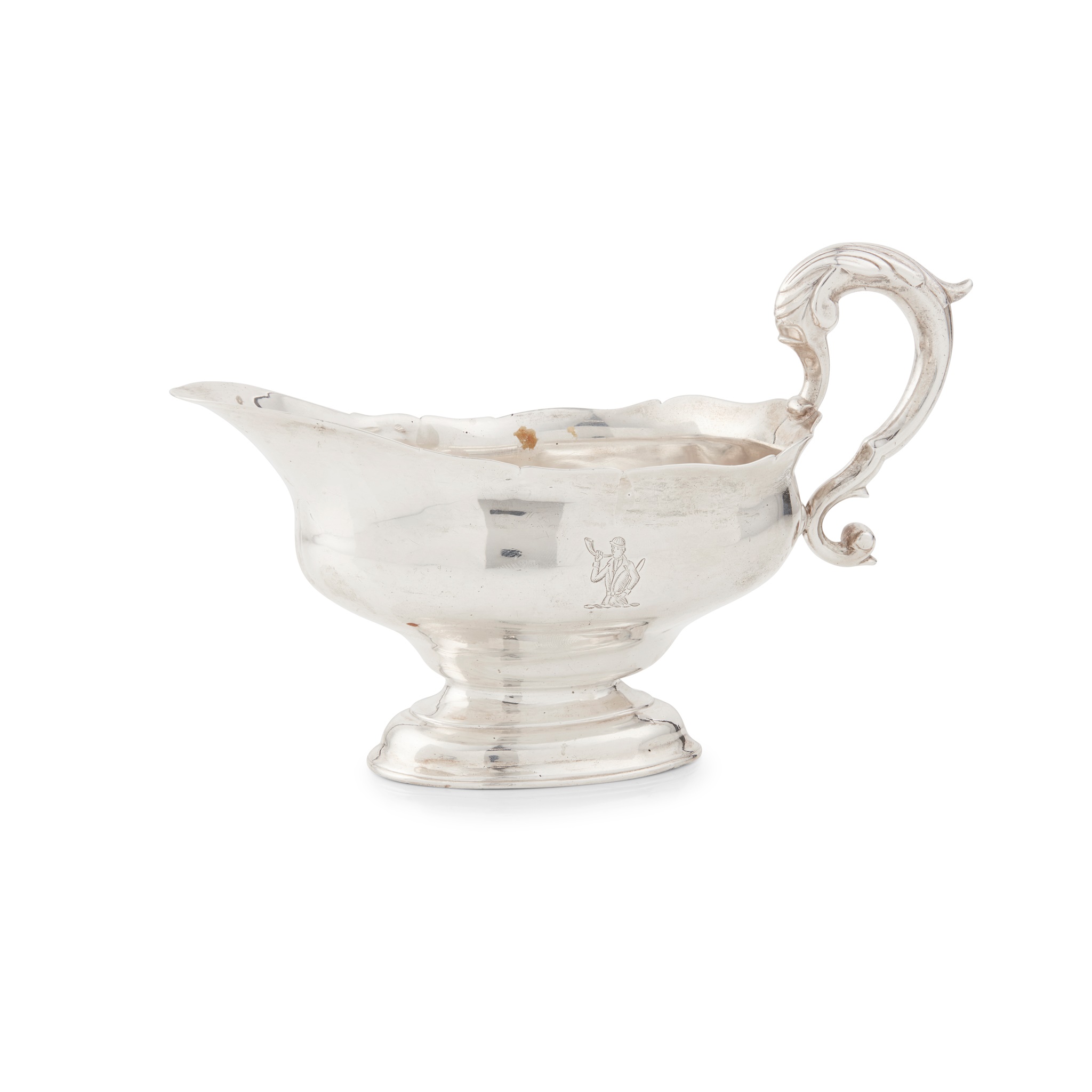 GLASGOW - A SCOTTISH PROVINCIAL SAUCEBOAT