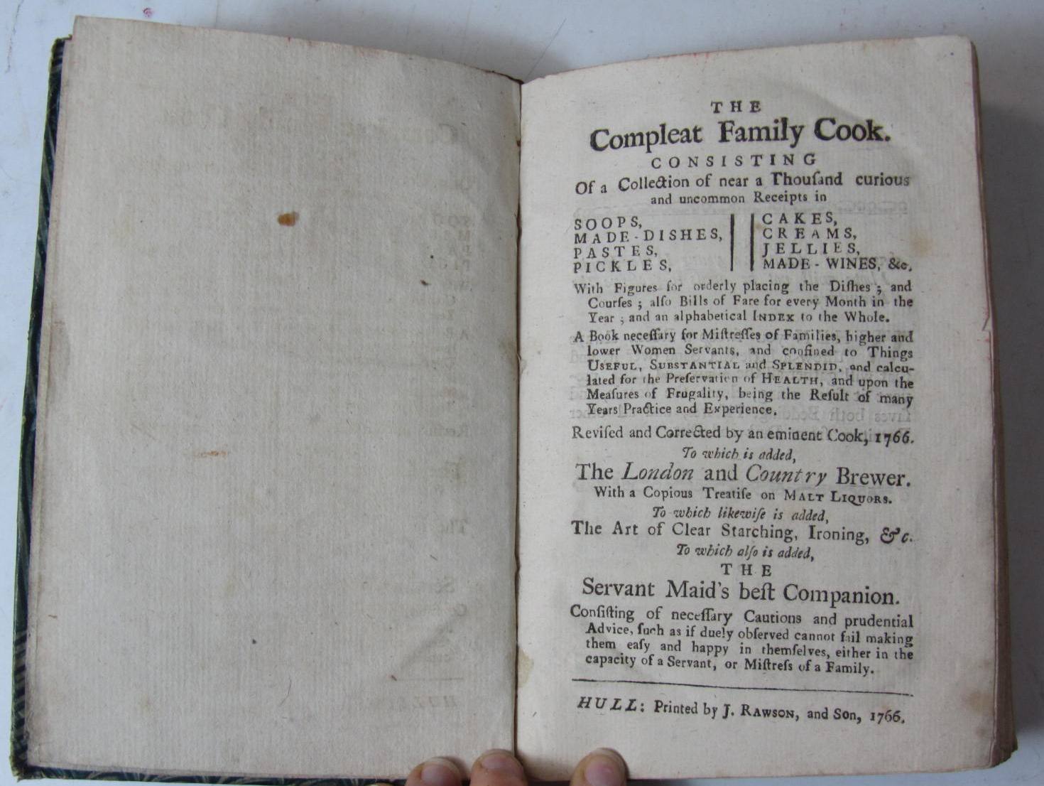 18th Century Cooking