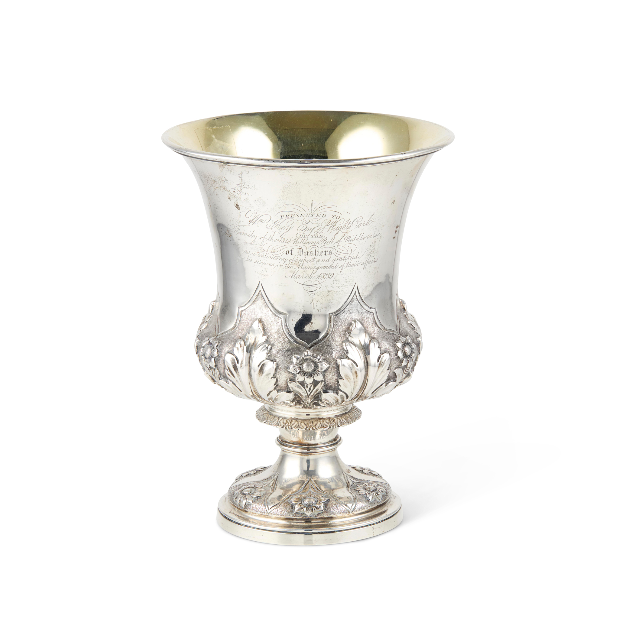 A GEORGE IV GOBLET