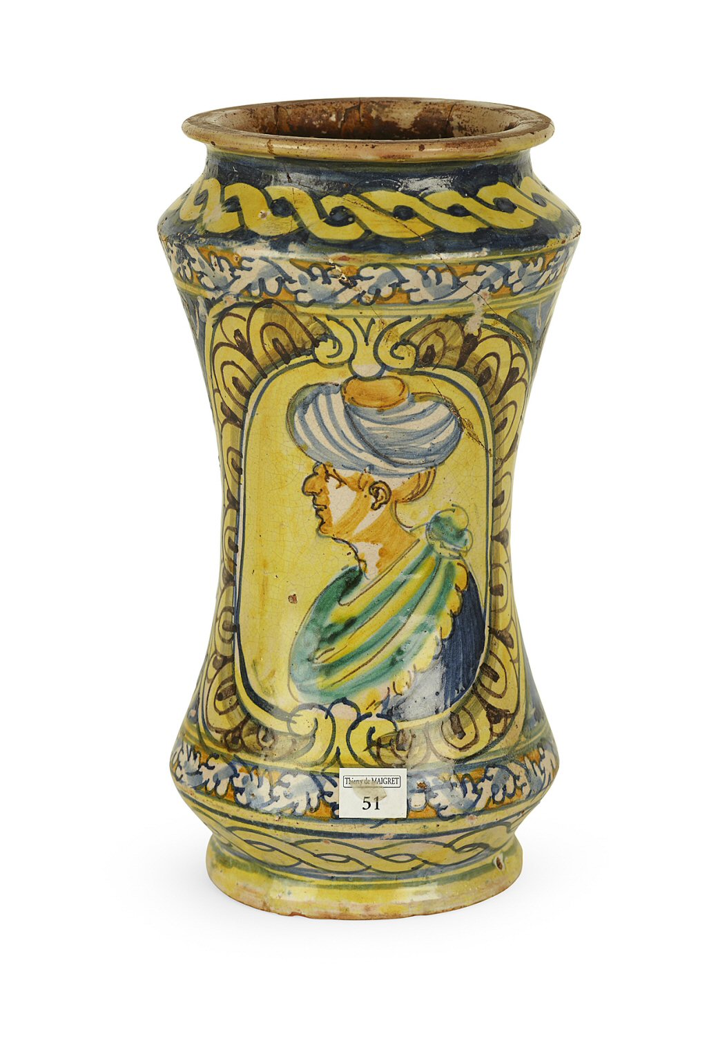 ITALIAN MAIOLICA ALBARELLO