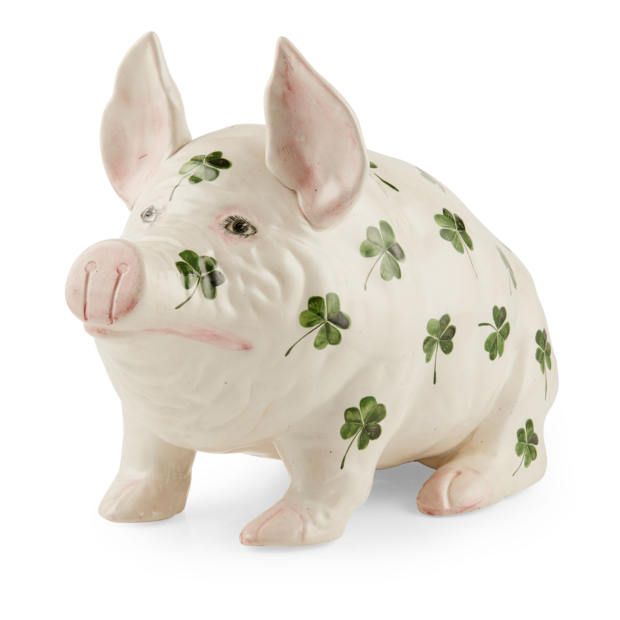 A LARGE WEMYSS WARE PIG