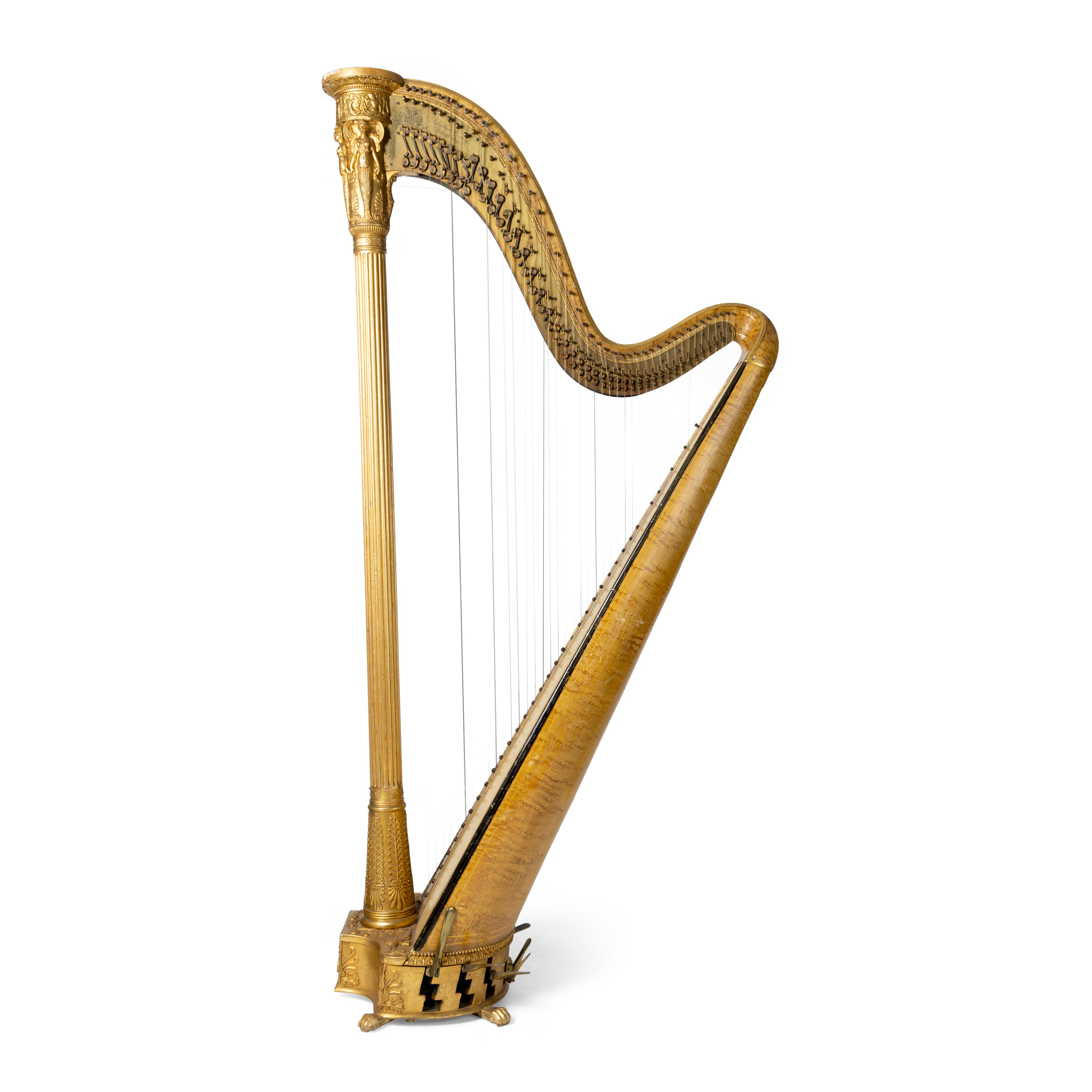 A GRECIAN HARP BY SEBASTIAN ERARD