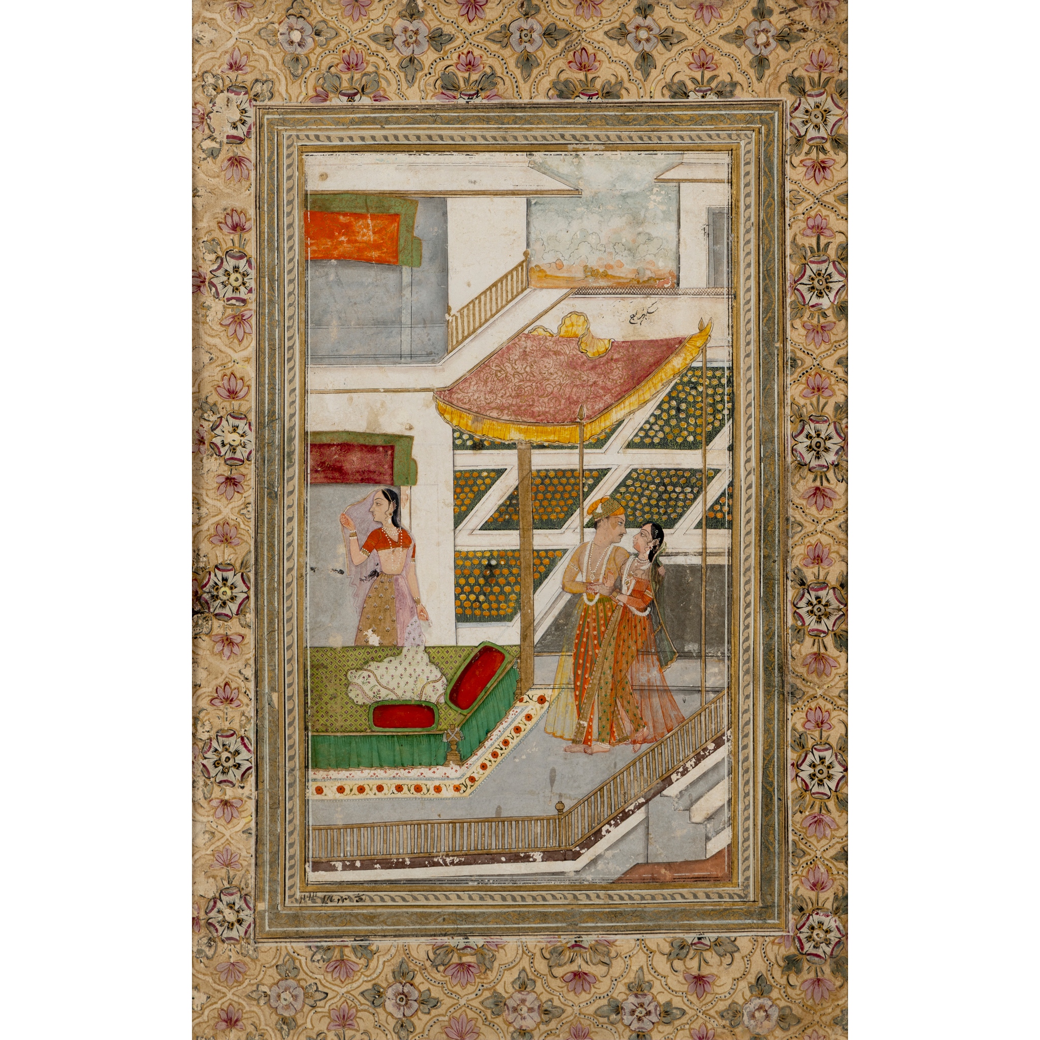 AN ILLUSTRATION FROM A RAGAMALA SERIES: BAIRADA RAGINI