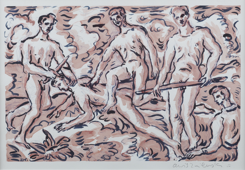 ADRIAN WISZNIEWSKI R.S.A (SCOTTISH B.1958)