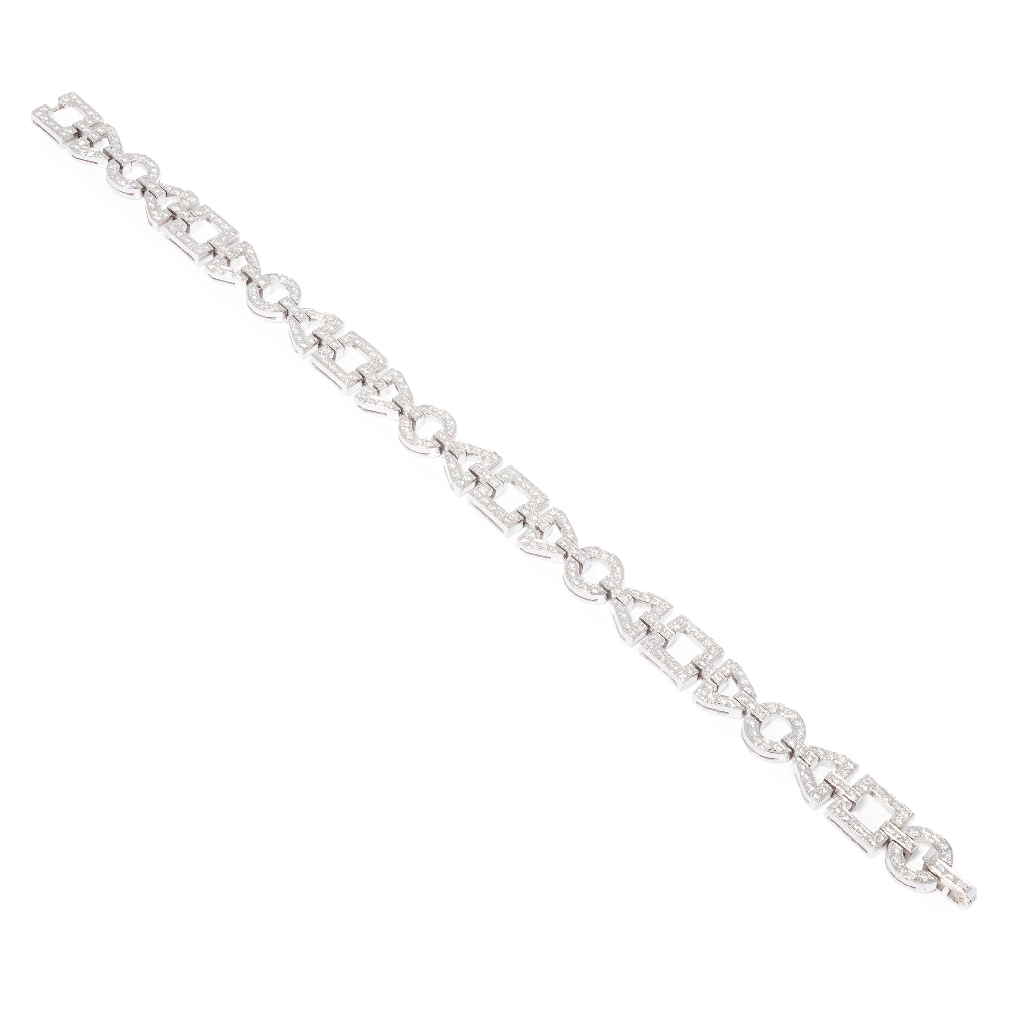 A diamond bracelet