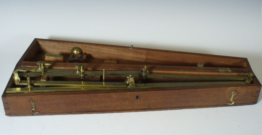 A late 18th century brass pantograph By Philip Brighton
