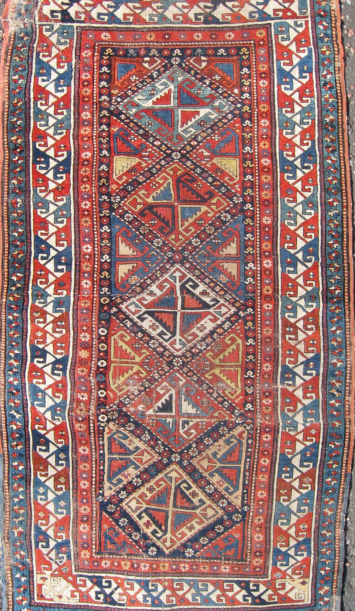 A Kazak rug