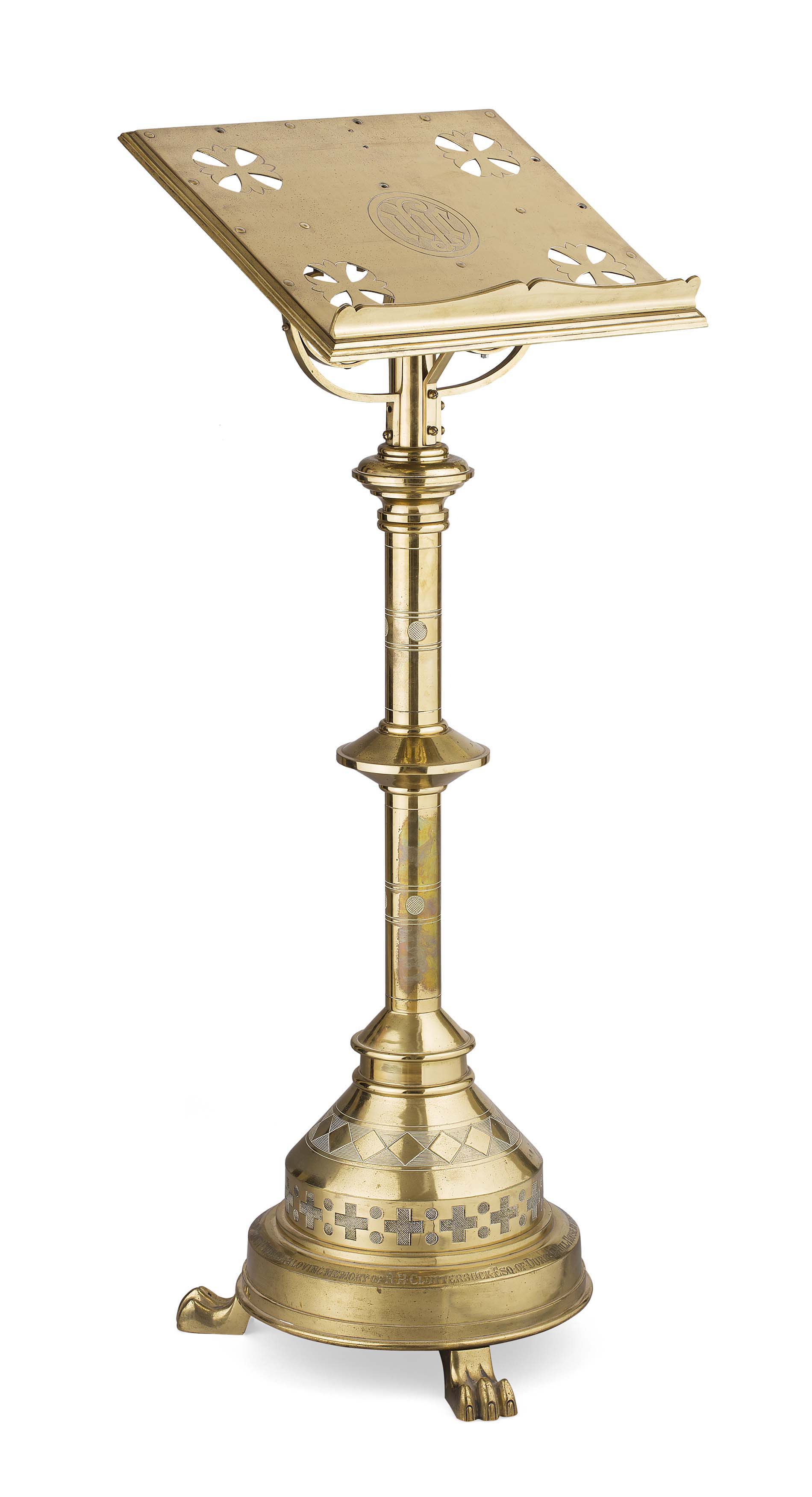 LATE VICTORIAN BRASS LECTERN