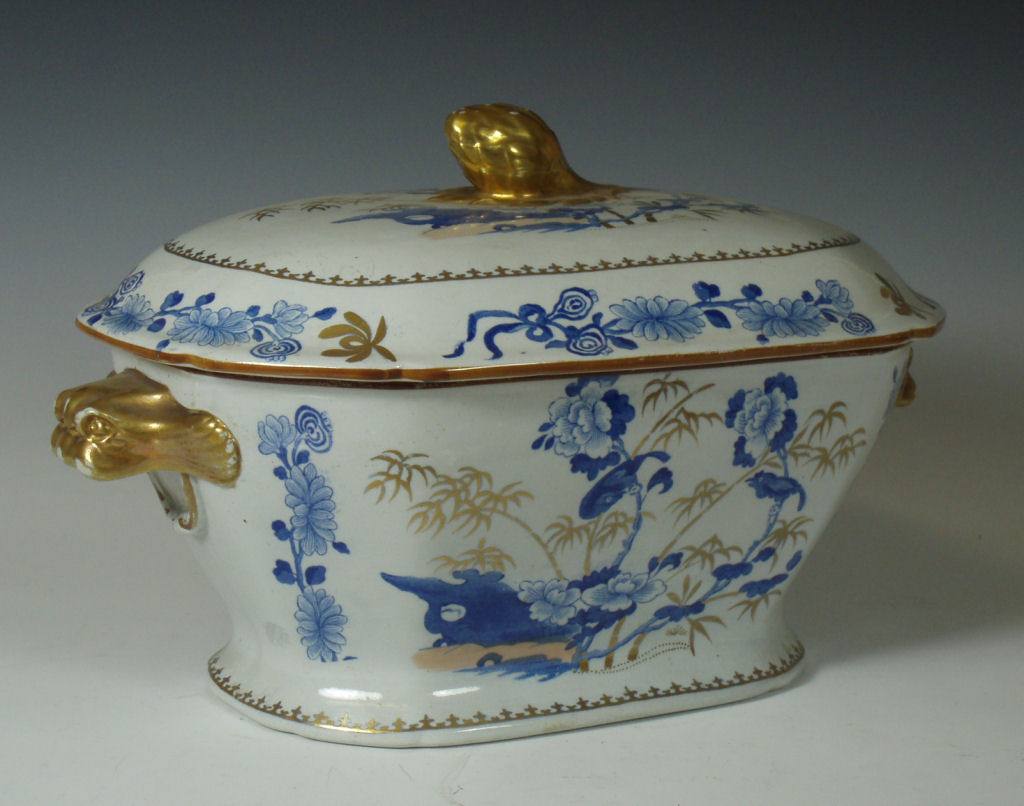 A 19th century Spode stone china part dinner service