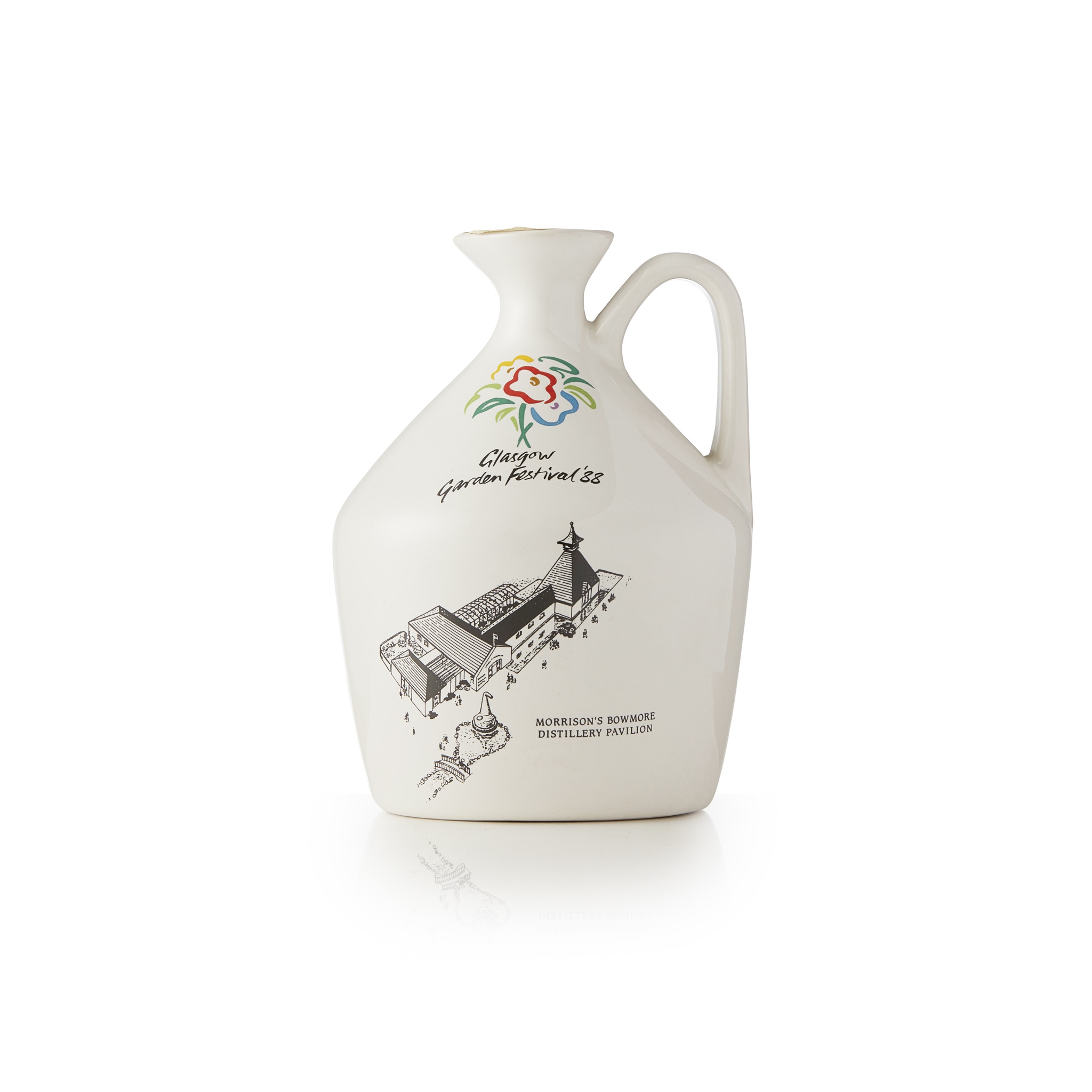 BOWMORE 15 YEAR OLD CERAMIC DECANTER