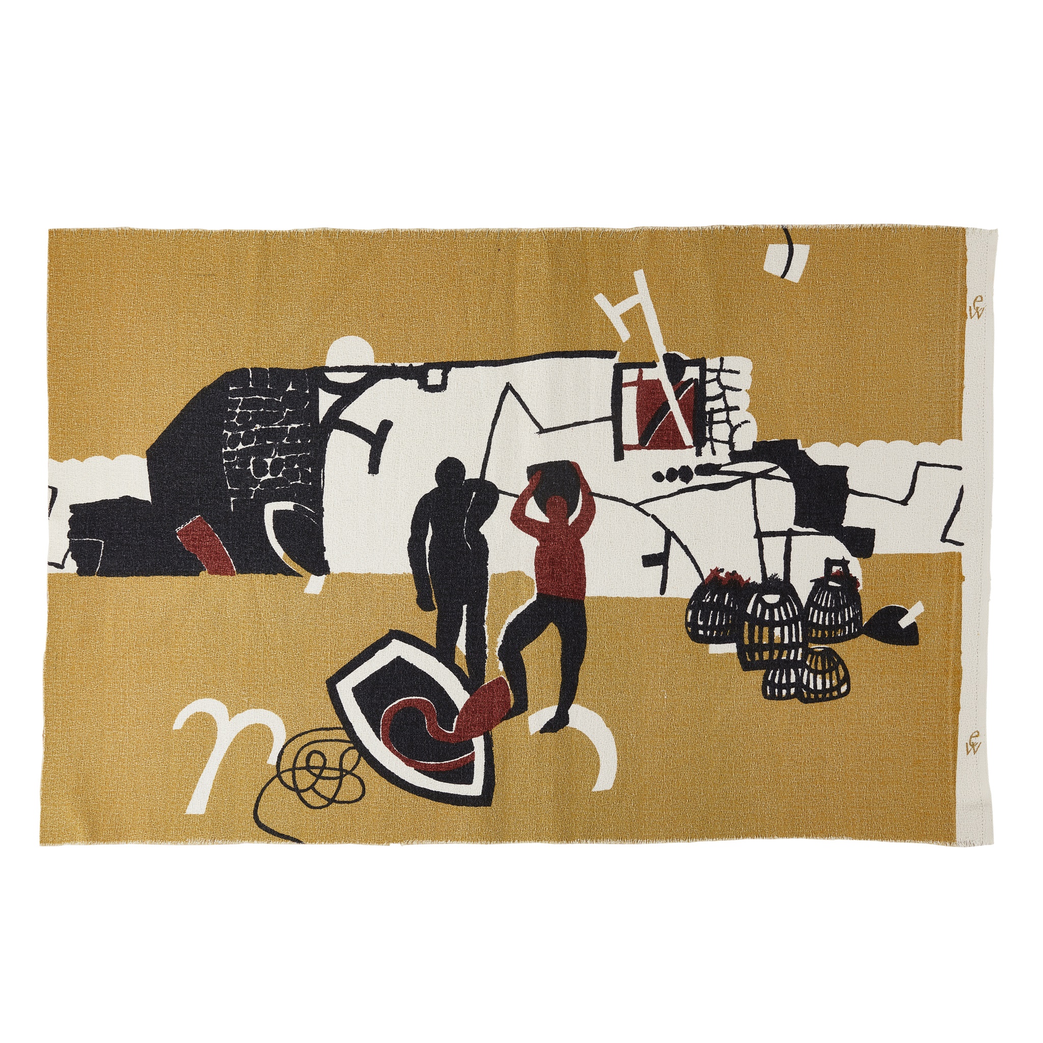 Keith Vaughan (British 1912-1977) for Edinburgh Weavers