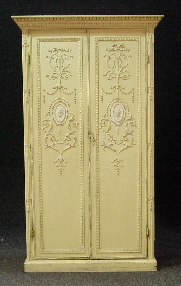 A six piece white painted bedroom suite,