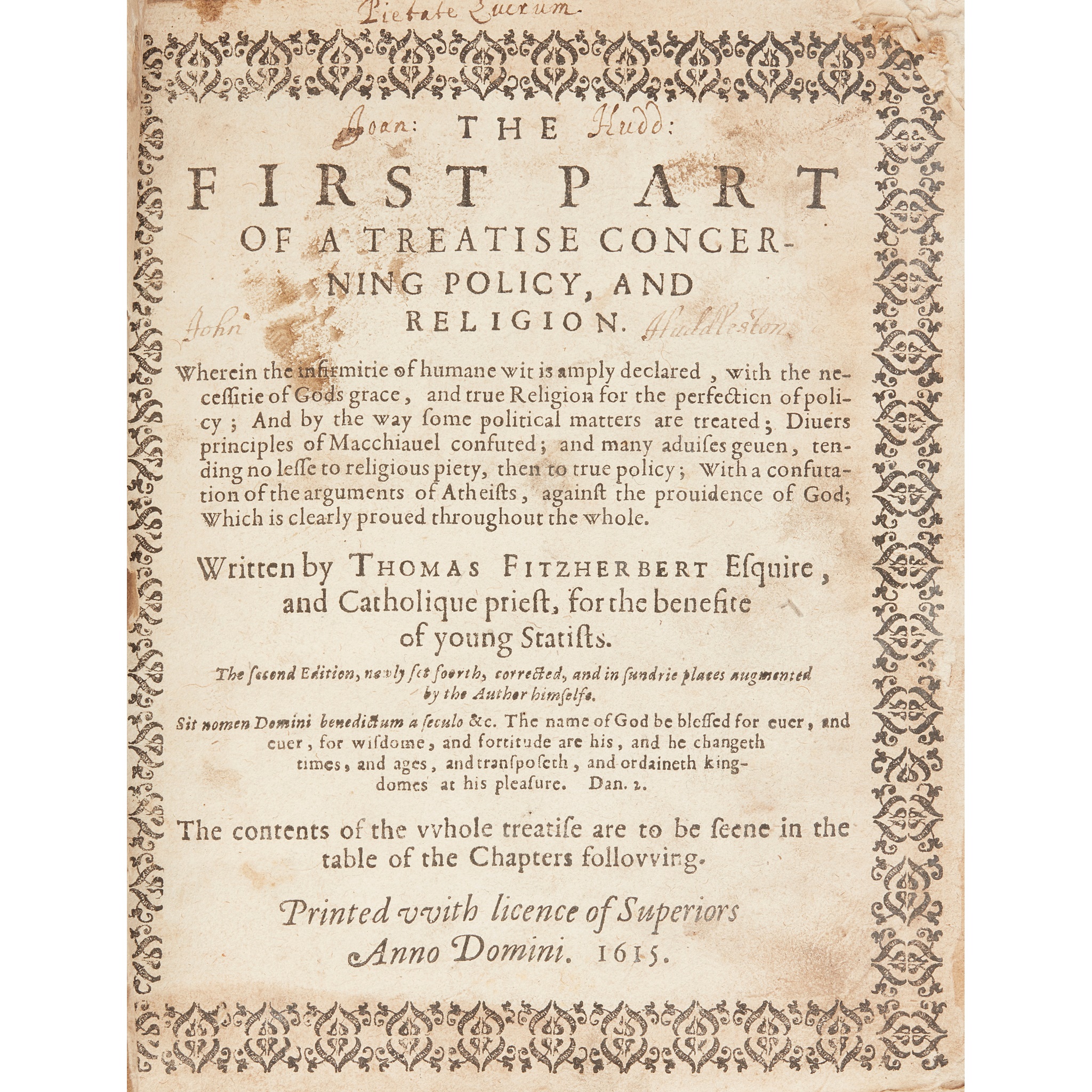 Huddleston, John, Father (1608-1698), Catholic priest and monk