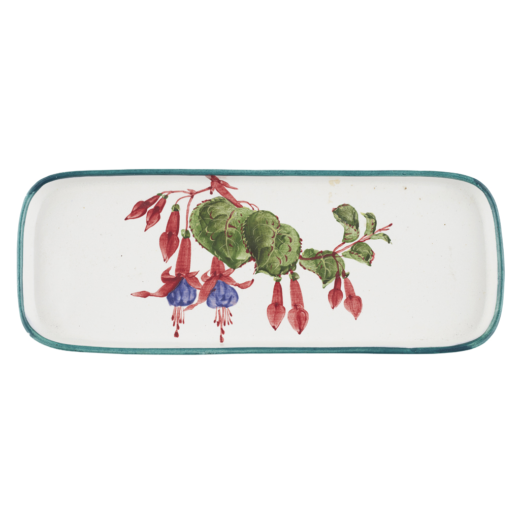 A WEMYSS WARE GALLERIED TRAY