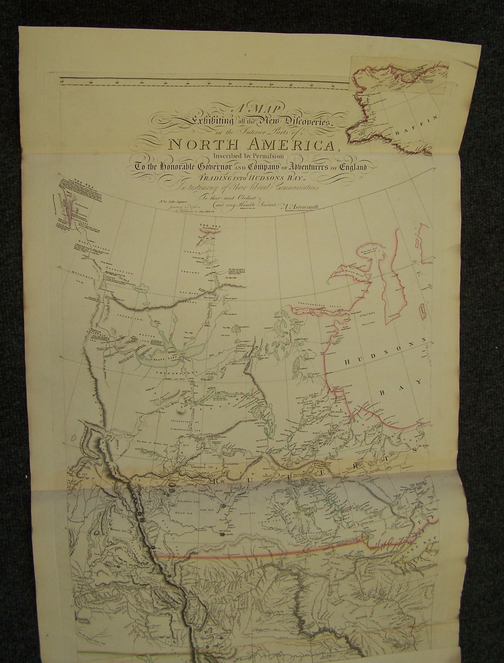 North America -- Arrowsmith, Aaron