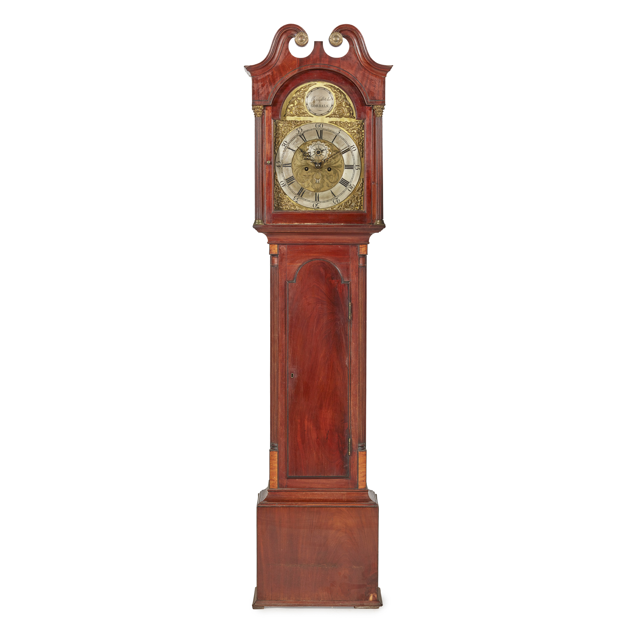 SCOTTISH GEORGE III MAHOGANY LONGCASE CLOCK, BY ALEXANDER MITCHELL, GORBALS