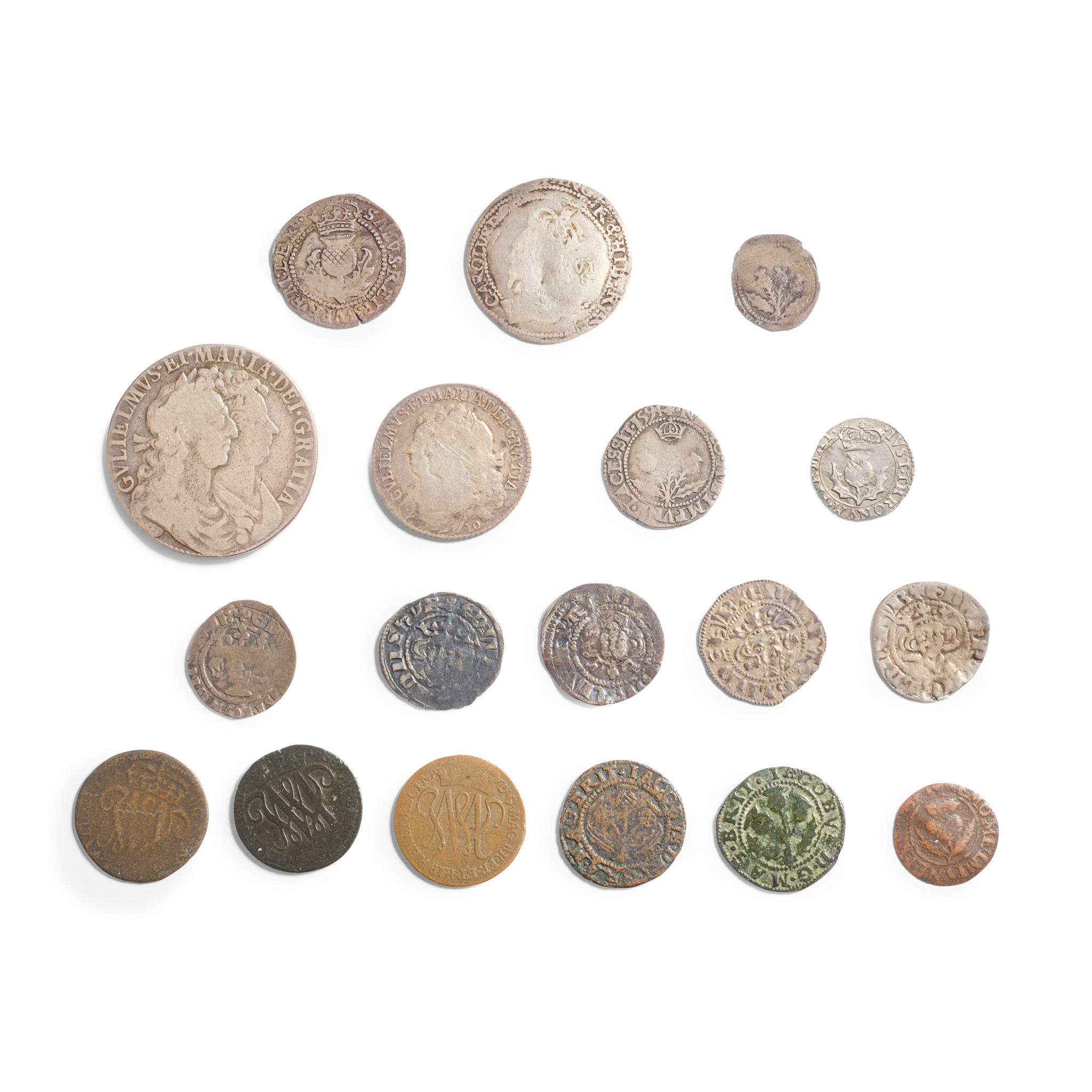 A COLLECTION OF COINS