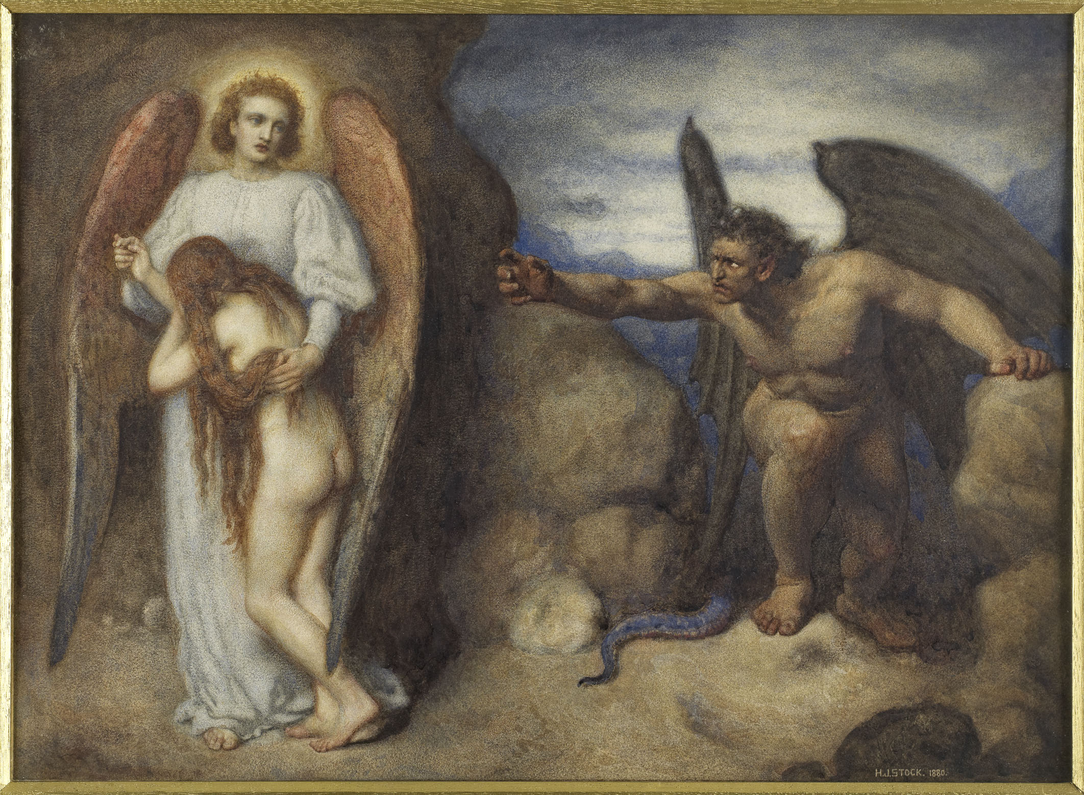 HENRY JOHN STOCK R.I (BRITISH 1853-1930)