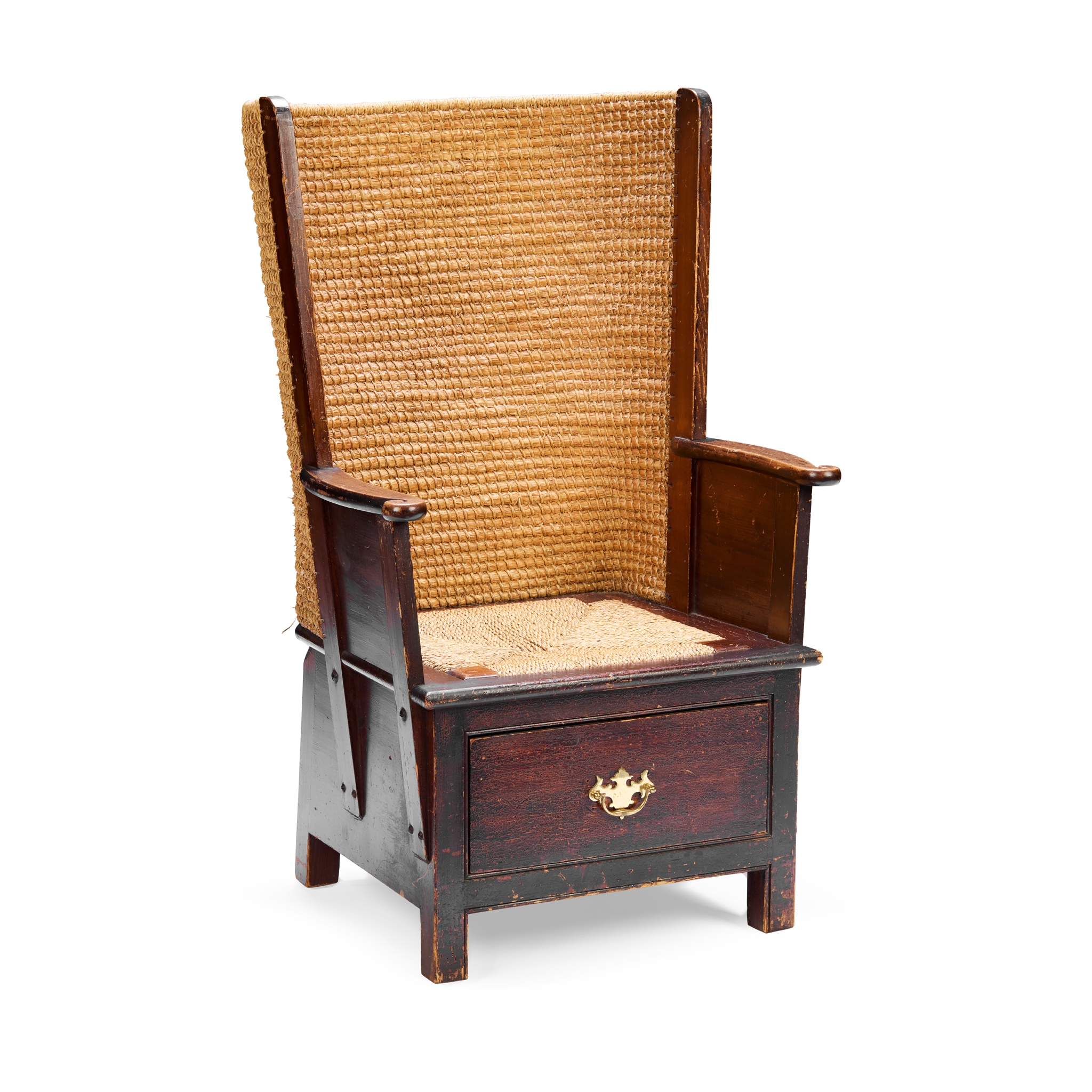 A PINE-FRAMED ORKNEY CHAIR