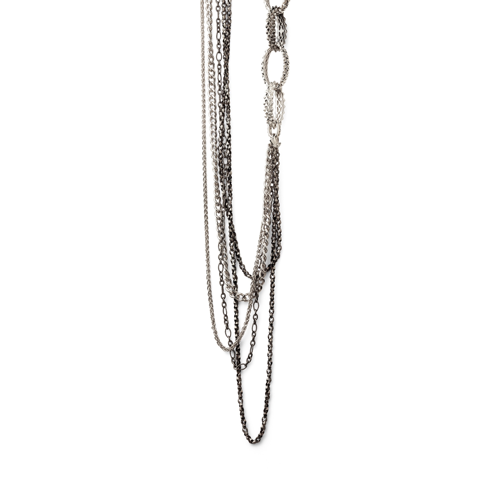 A silver 'Superstud' necklace, by Stephen Webster