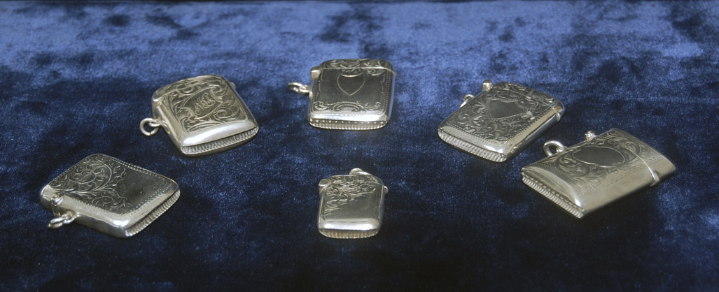 A group of vesta cases