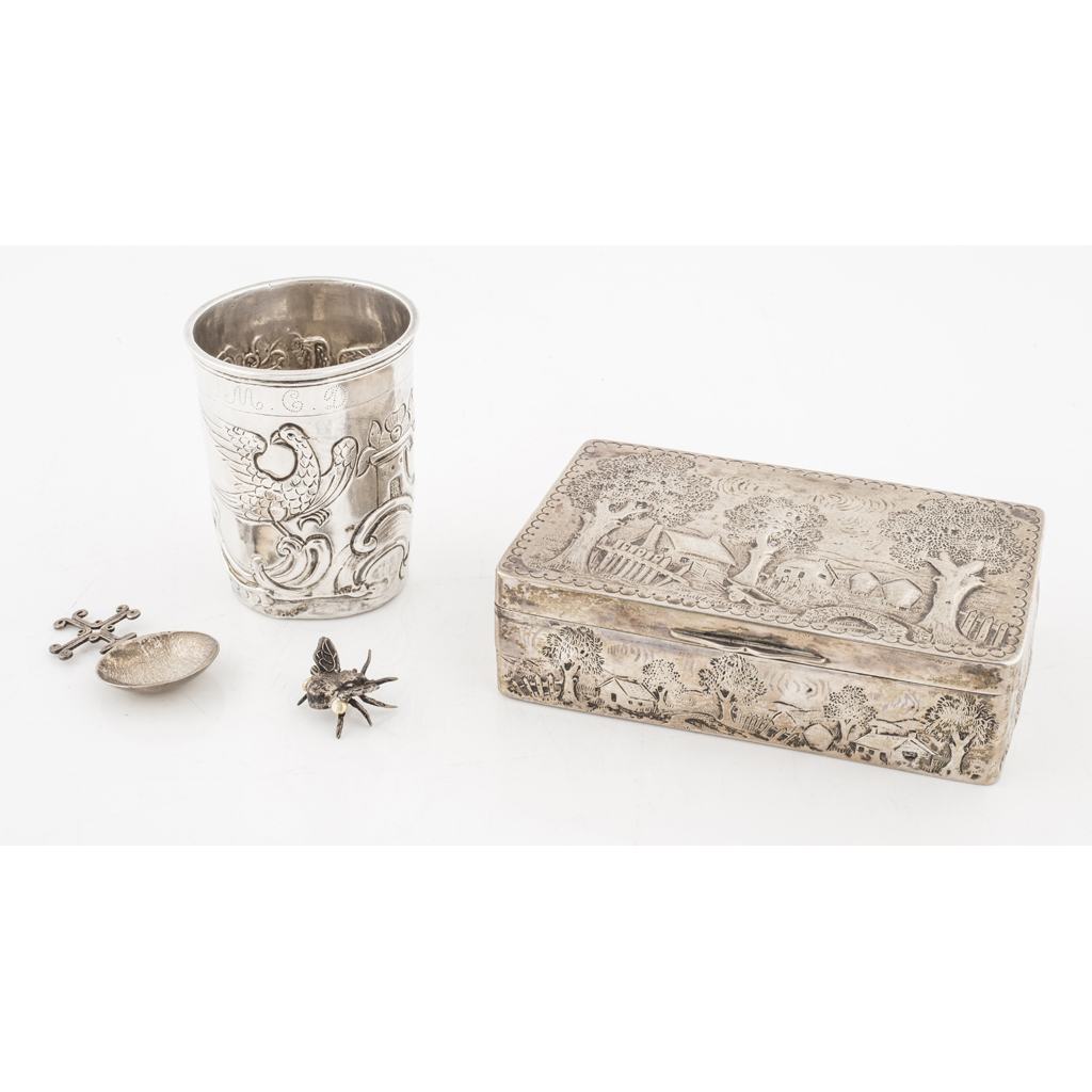 A 19th century Russian silver beaker