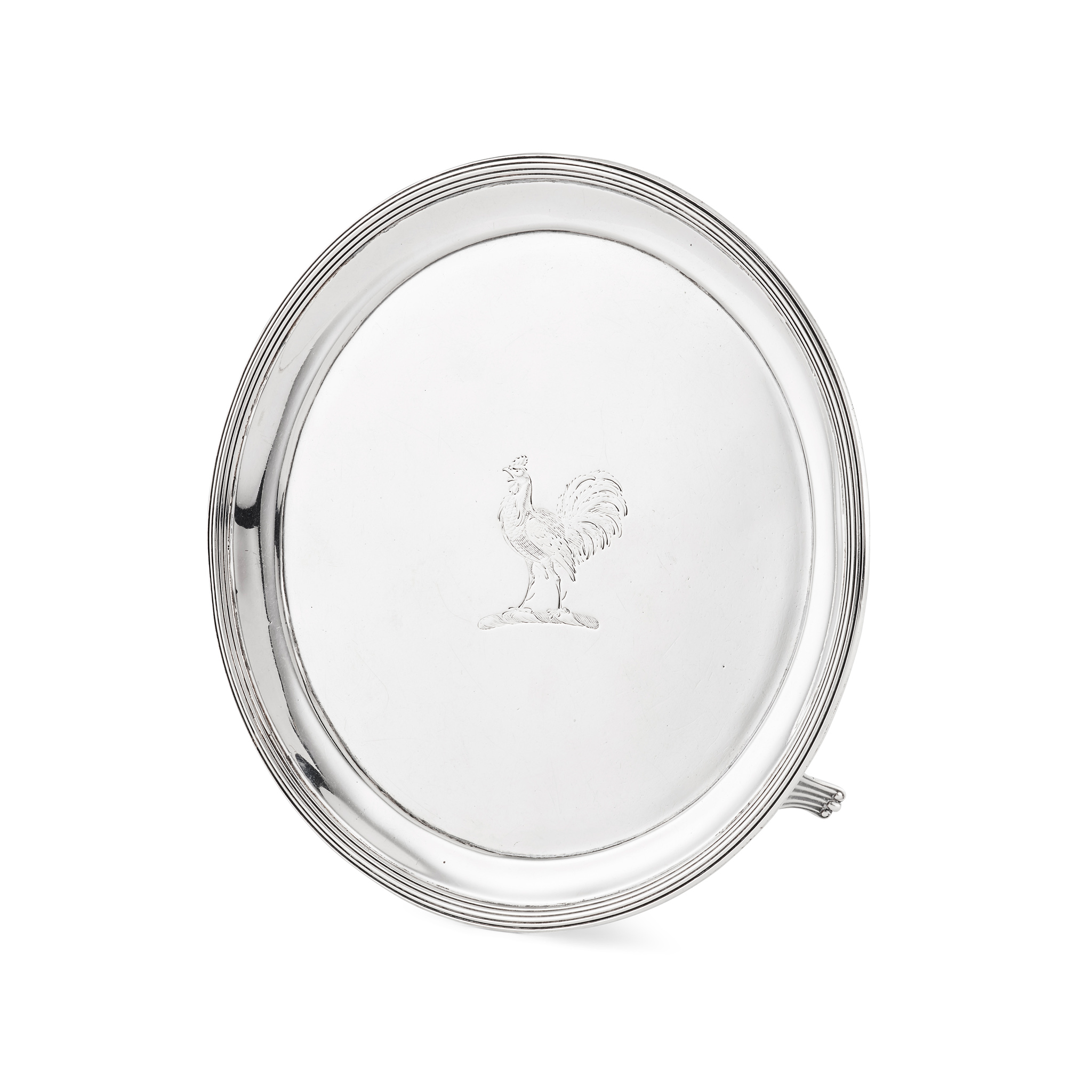 A GEORGE III TEAPOT STAND