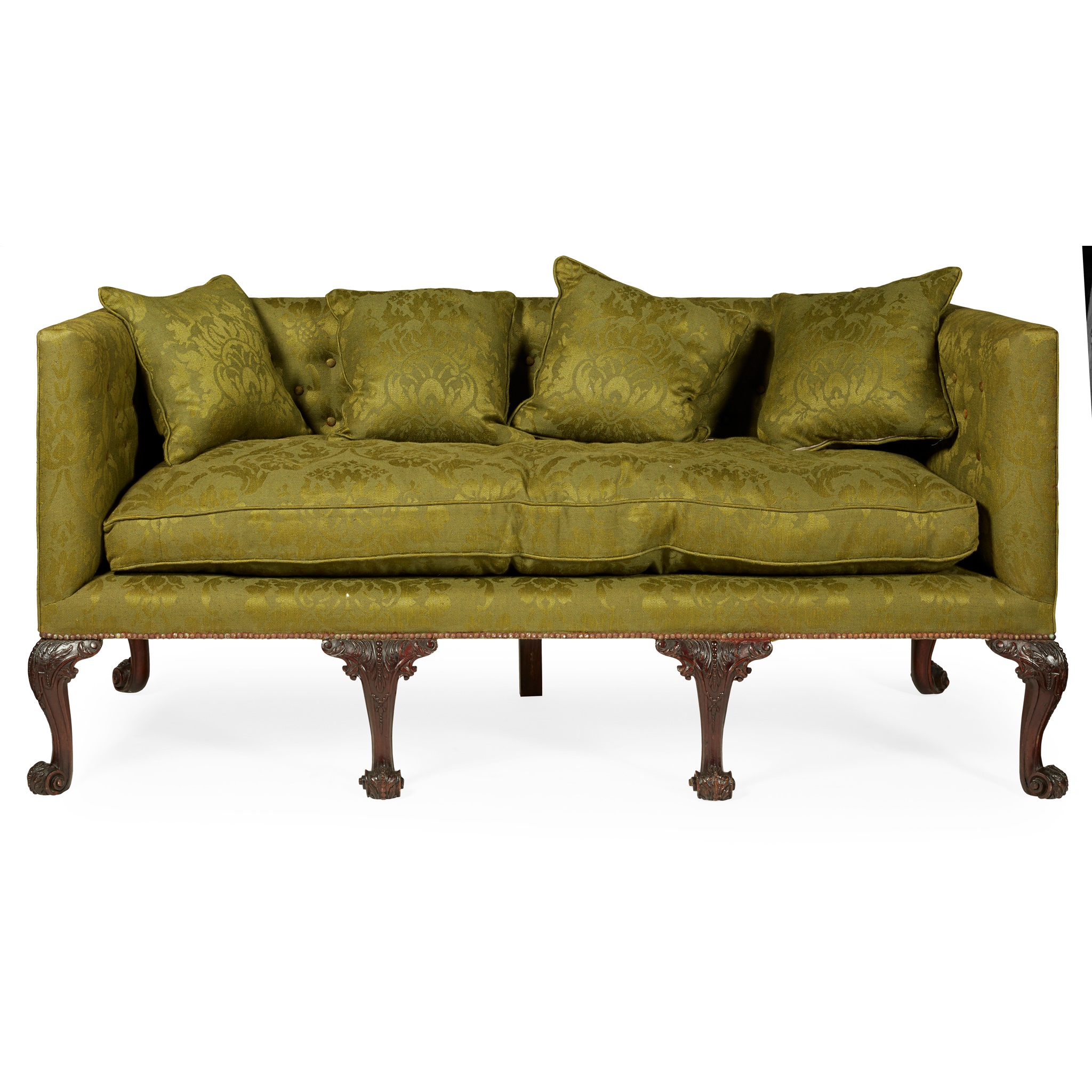 EARLY GEORGE III STYLE MAHOGANY SOFA