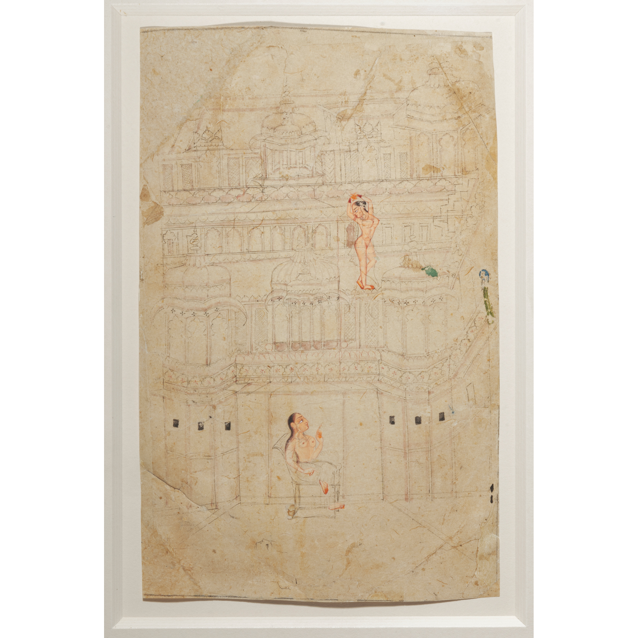 NUDE FEMALE FIGURES INSIDE THE ZENANA