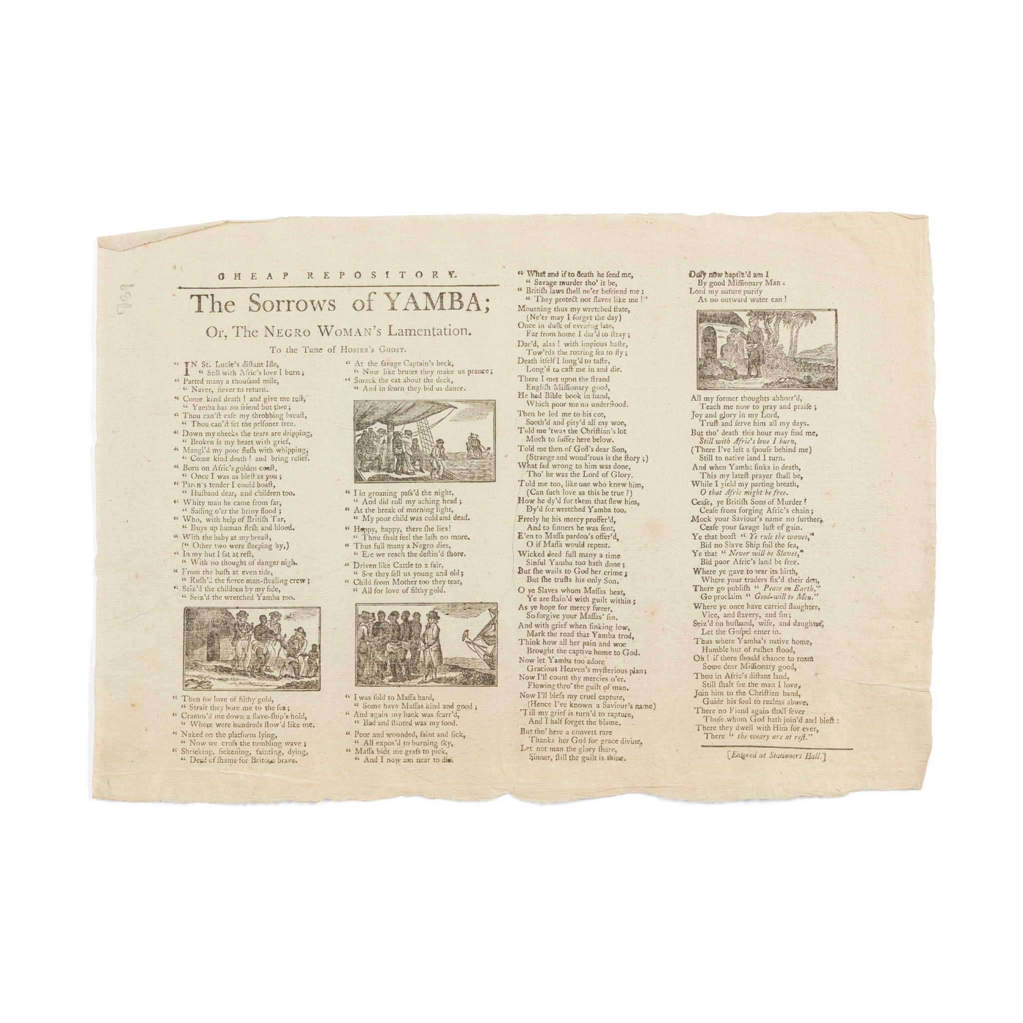Anti-Slavery Broadside