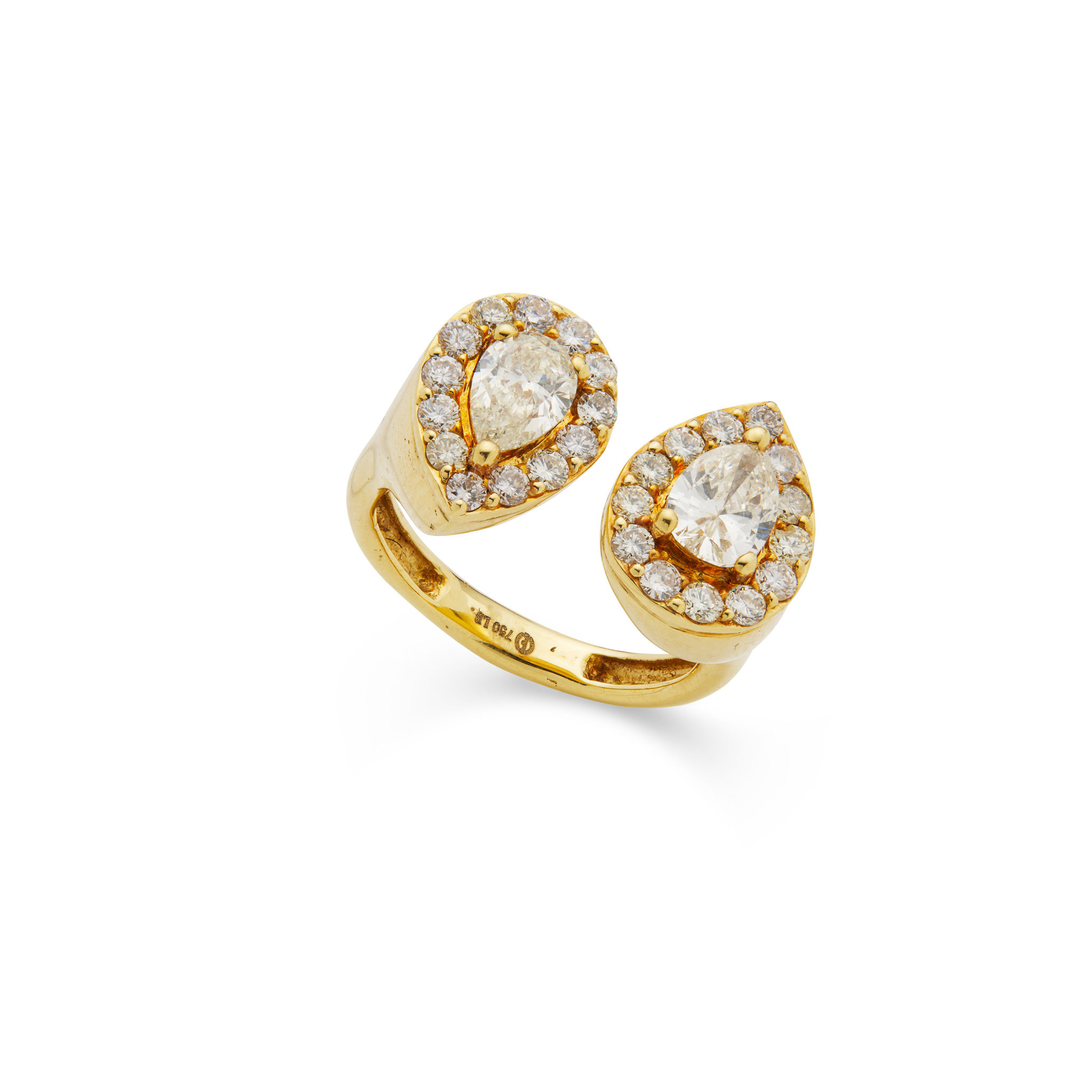 A 'Toi et Moi' diamond ring