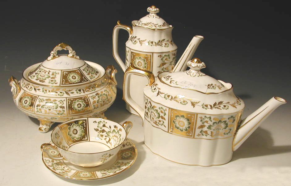A Crown Derby dinner service