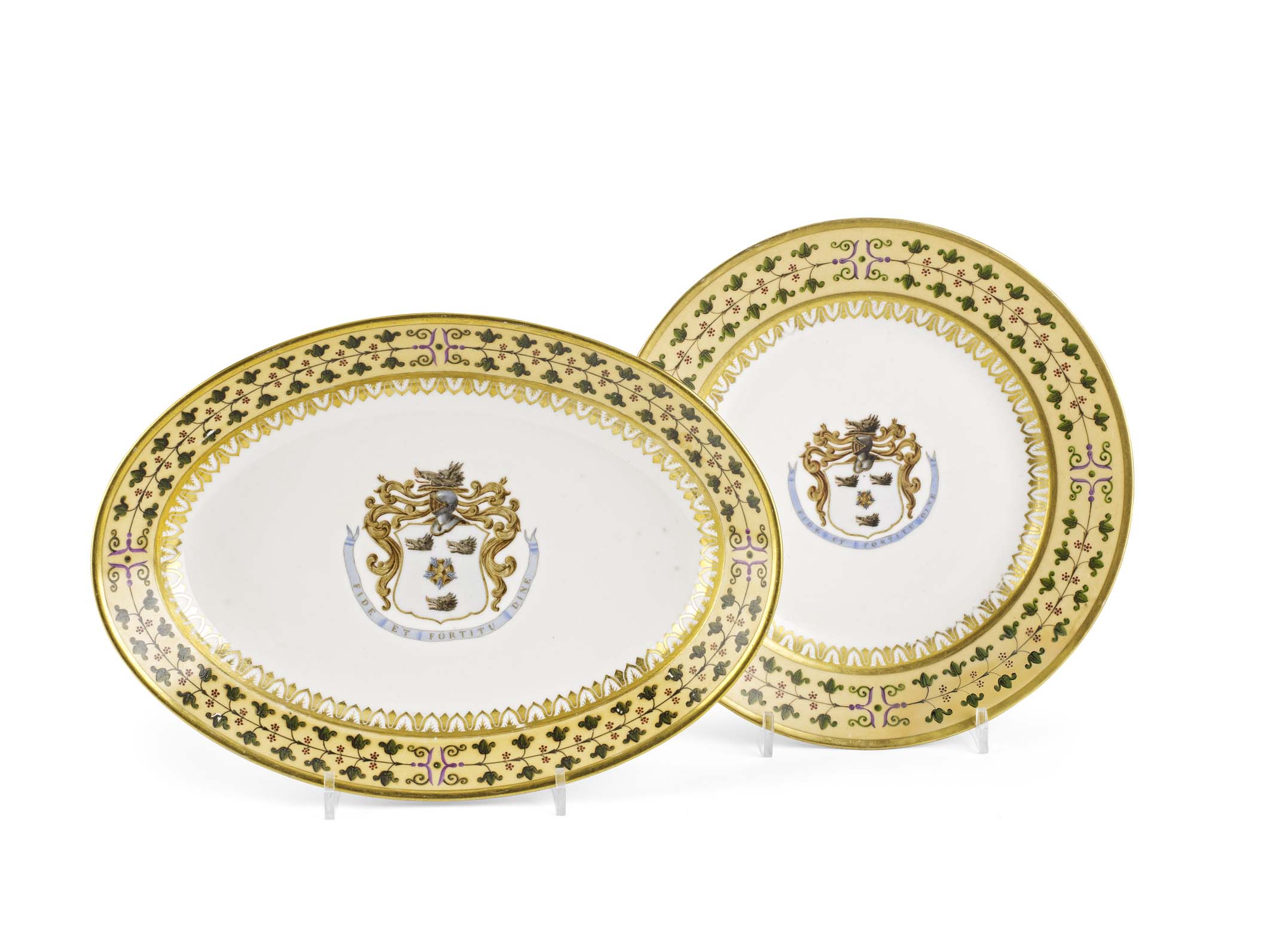SÈVRES OVAL PLATTER FROM THE BARTON FAMILY DINNER SERVICE