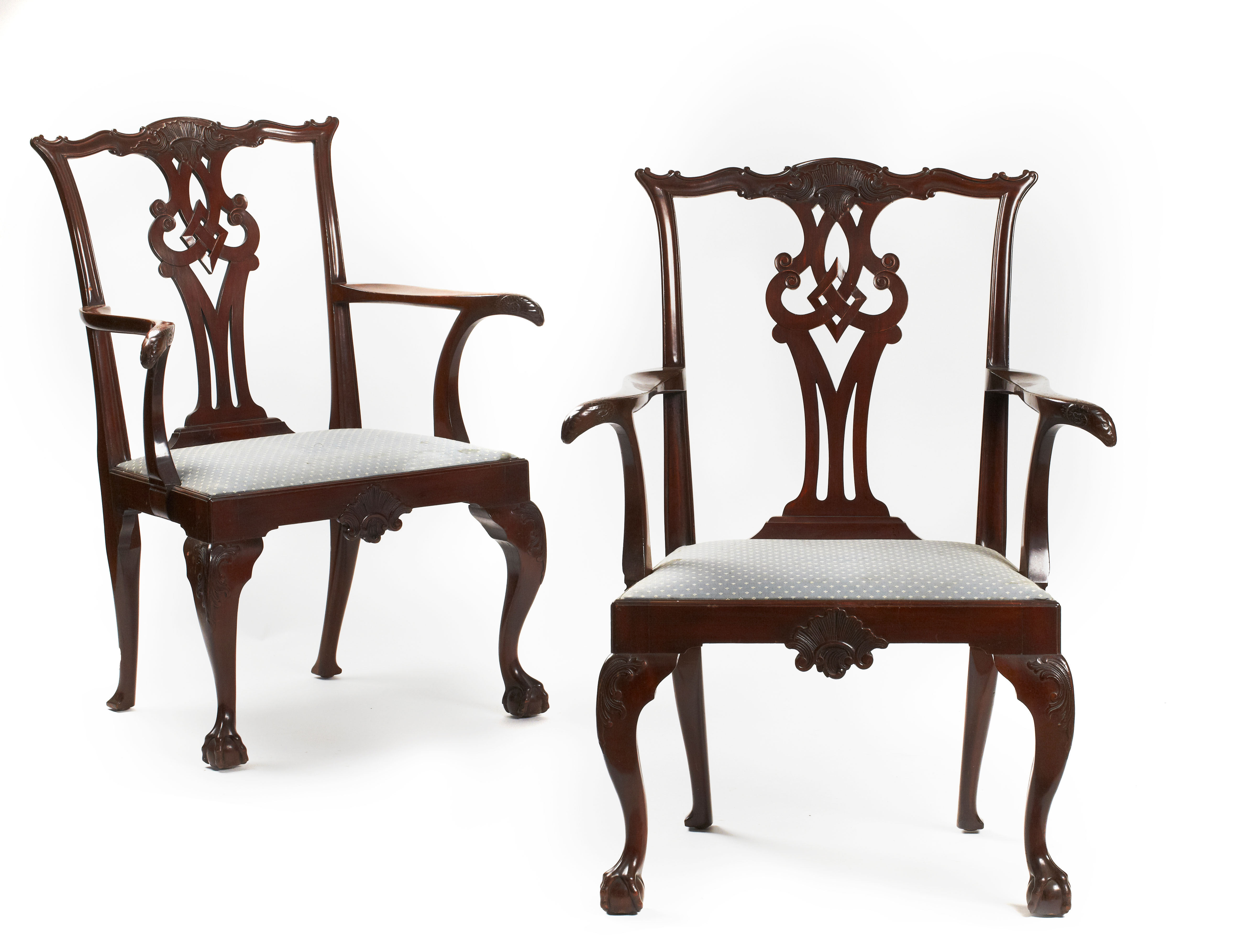 SET OF TWENTY IRISH GEORGE III STYLE MAHOGANY DINING CHAIRS, ATTRIBUTED TO BUTLER'S, DUBLIN