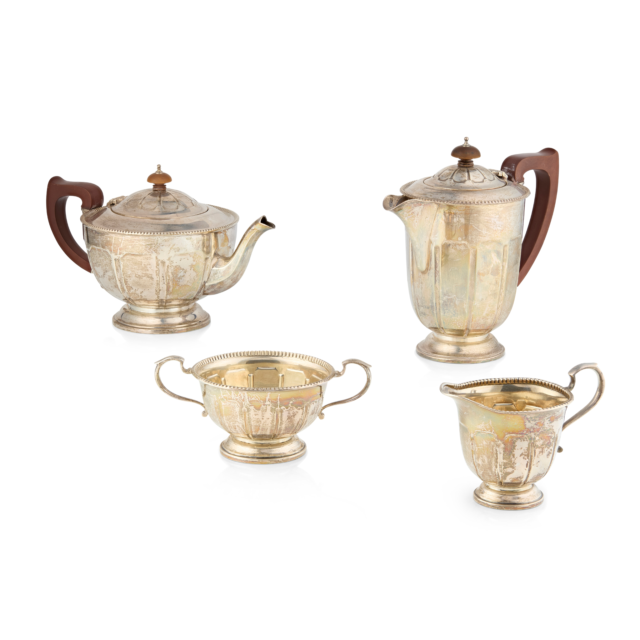 A 1930s FOUR PIECE TEA SERVICE