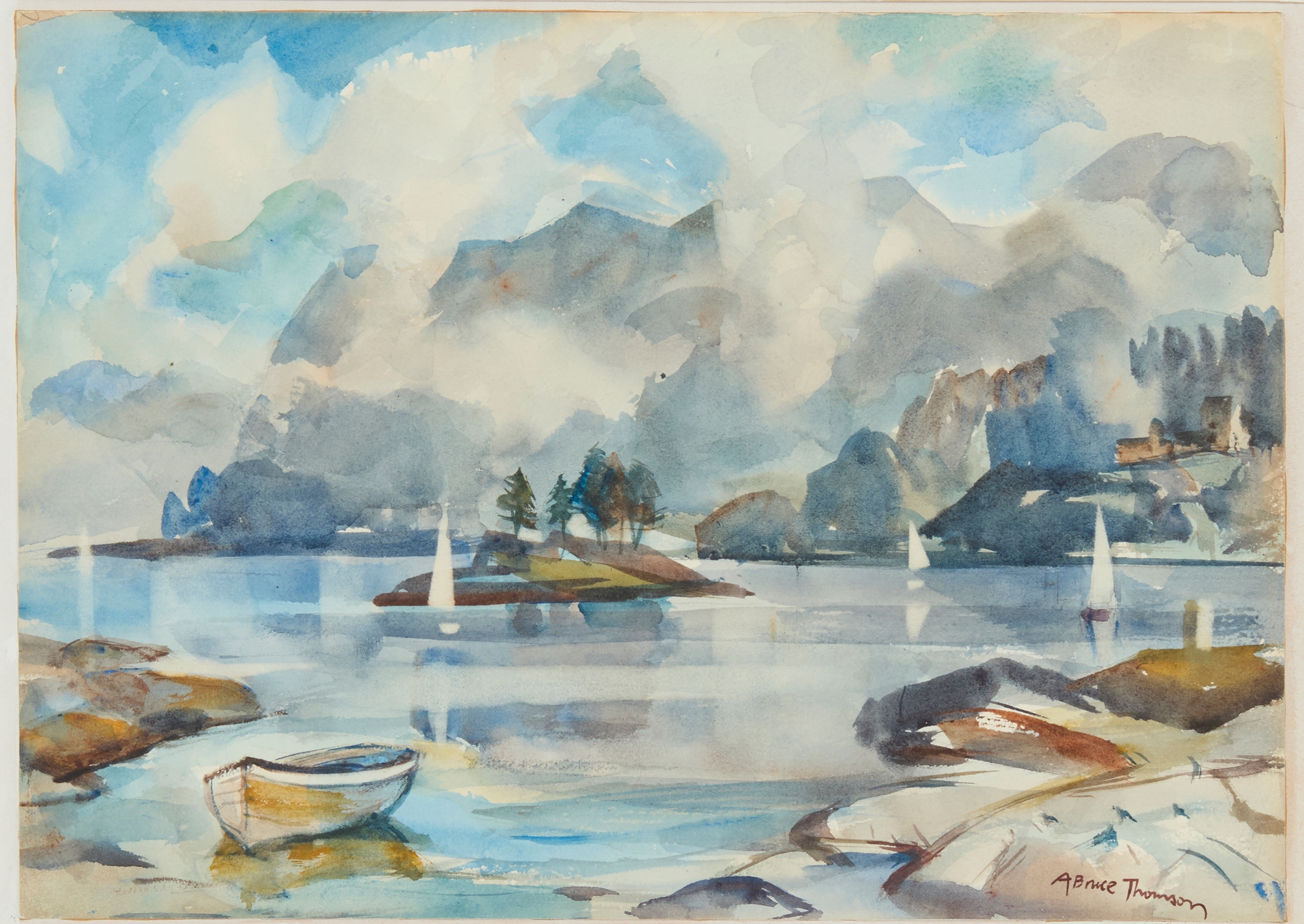 ADAM BRUCE THOMPSON O.B.E., R.S.A., R.S.W. (SCOTTISH 1885-1976)