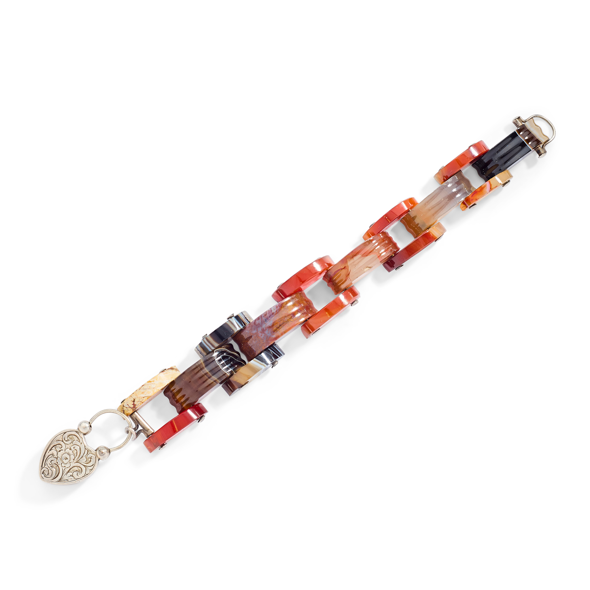 A Scottish agate bracelet