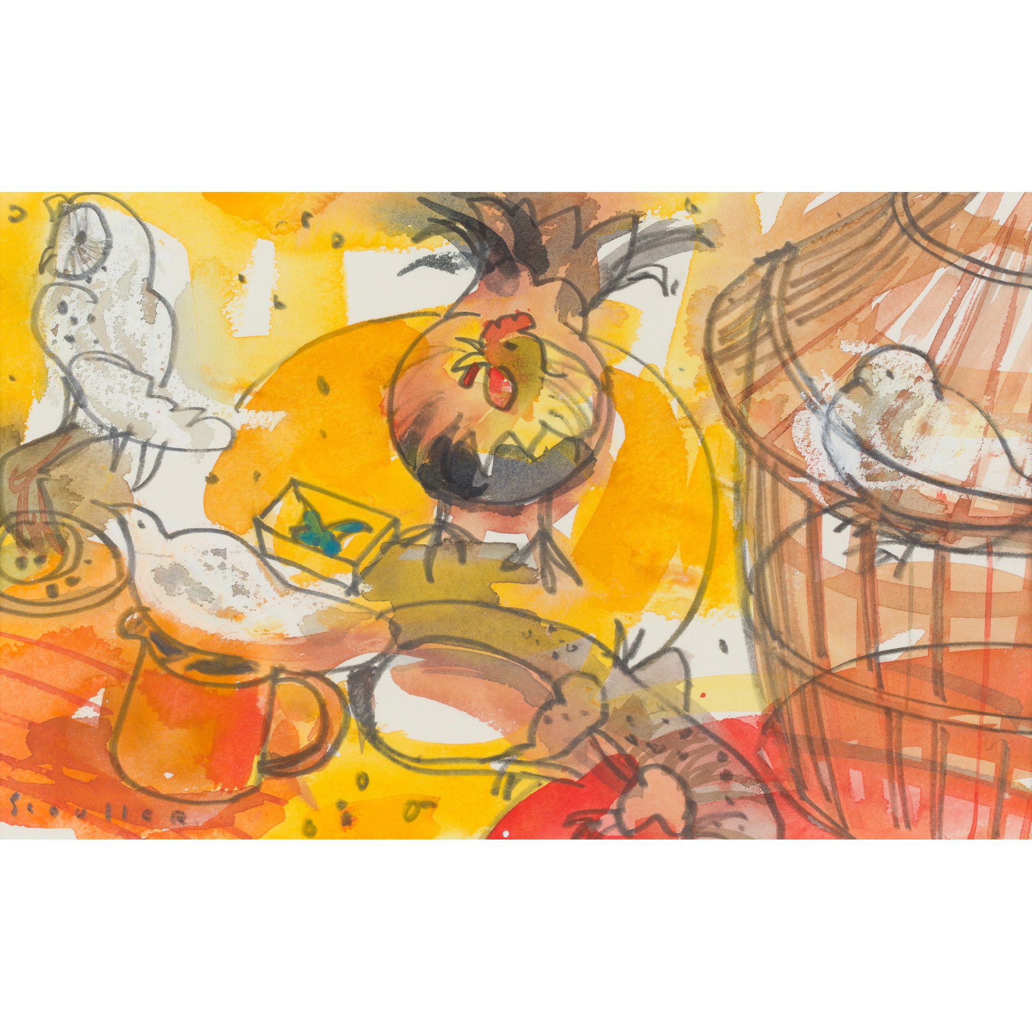 GLEN SCOULLER R.S.W., R.G.I. (SCOTTISH 1950-)