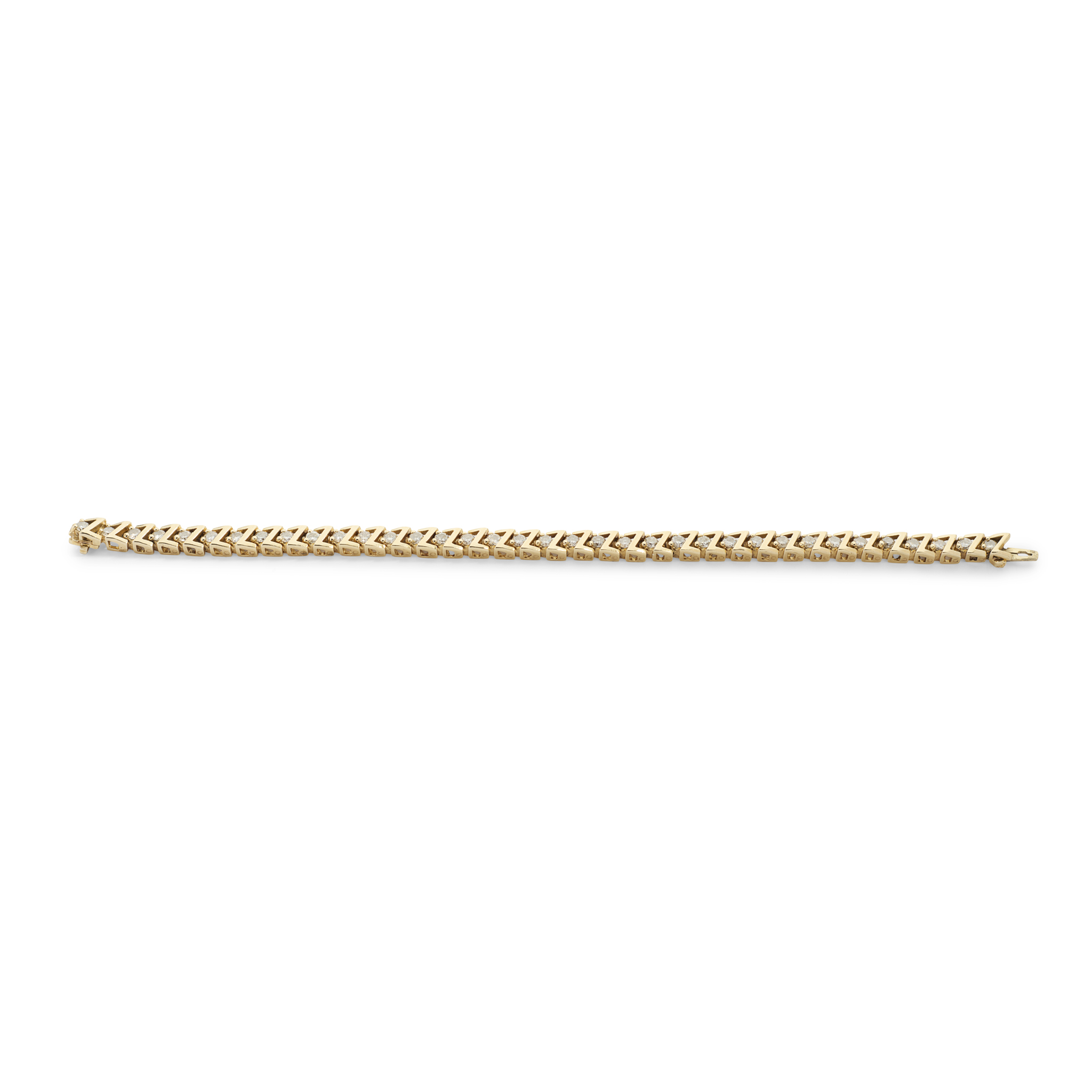 A diamond bracelet