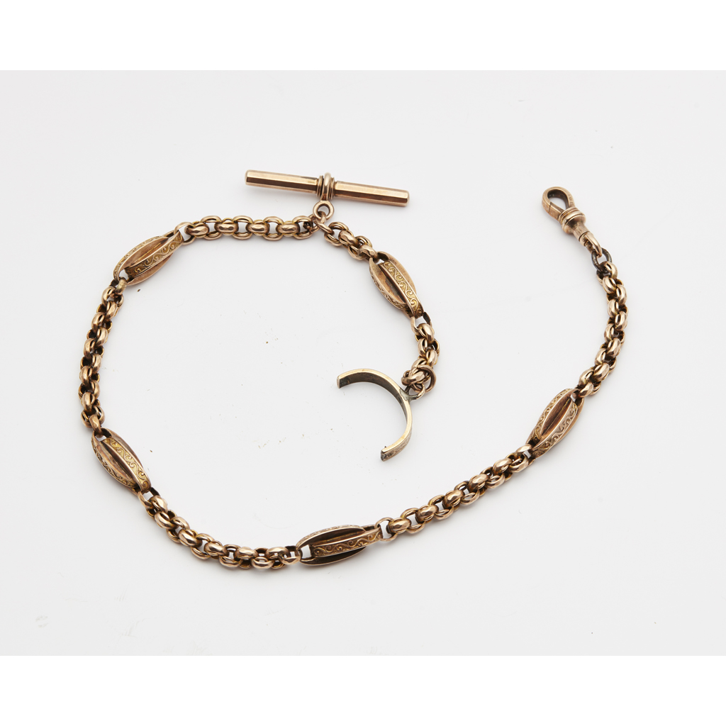 A gentleman's watch chain